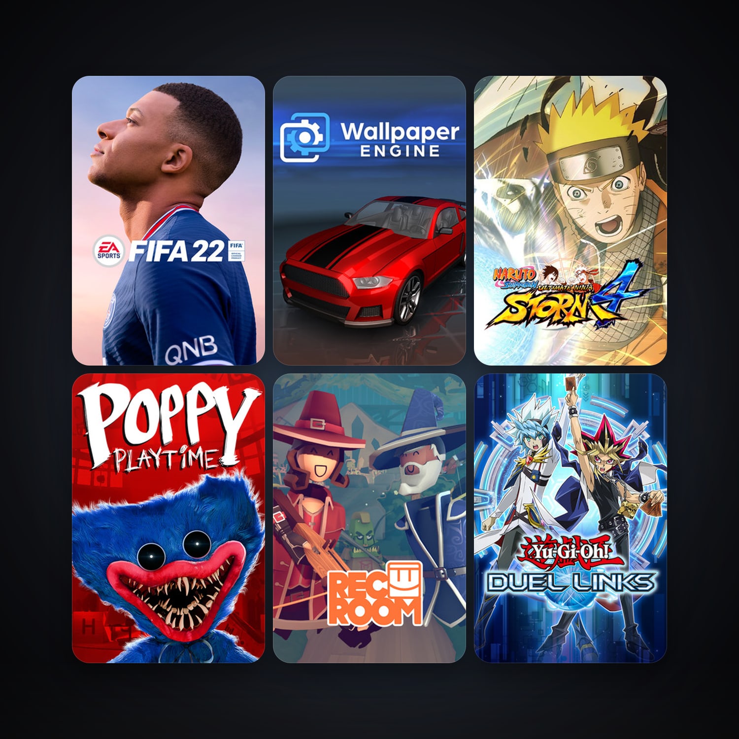 Trove + NARUTO SHIPPUDEN: Ultimate Ninja STORM 4, 17 games, clean — HabibiAccounts