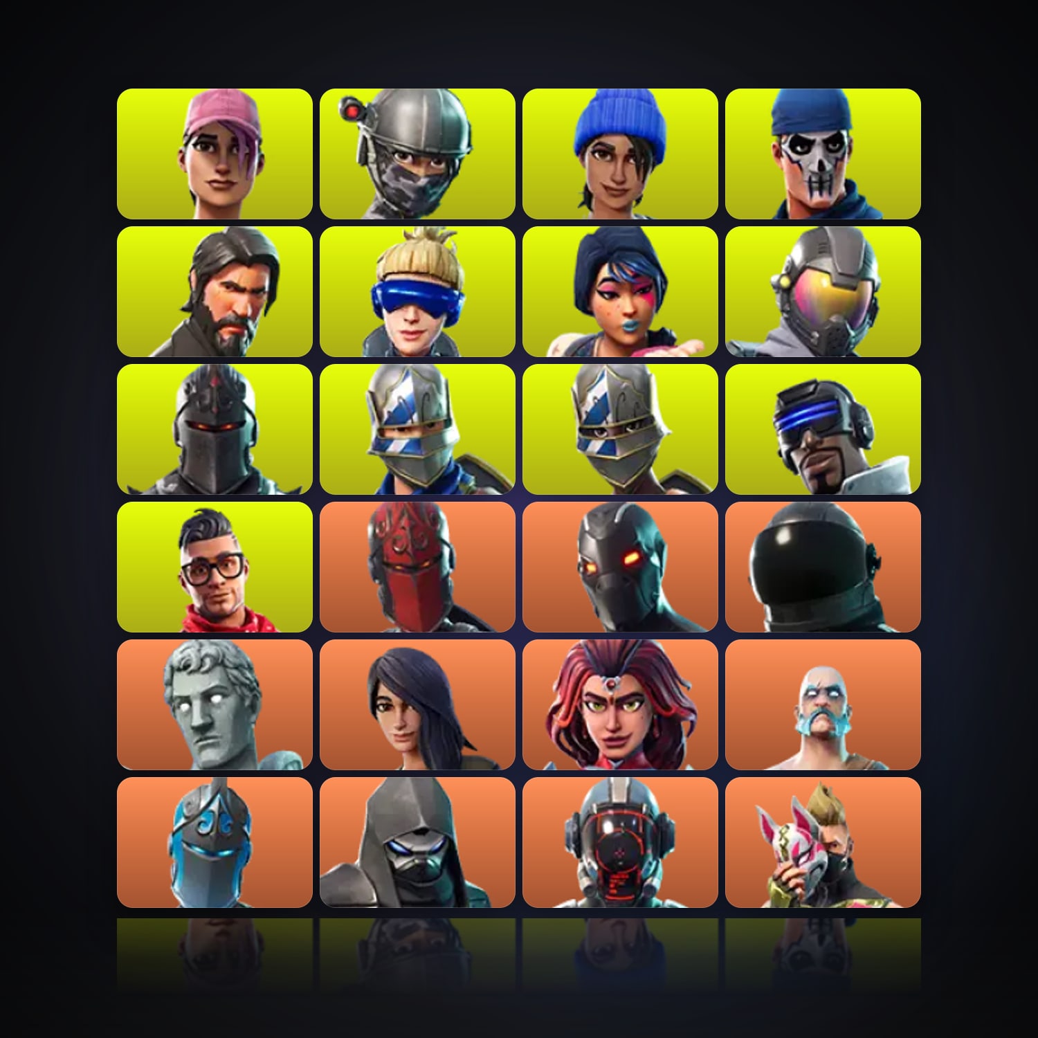 Fortnite | 87 Skins | 750 V-Bucks | Level 1708 | 237 Wins — HabibiAccounts