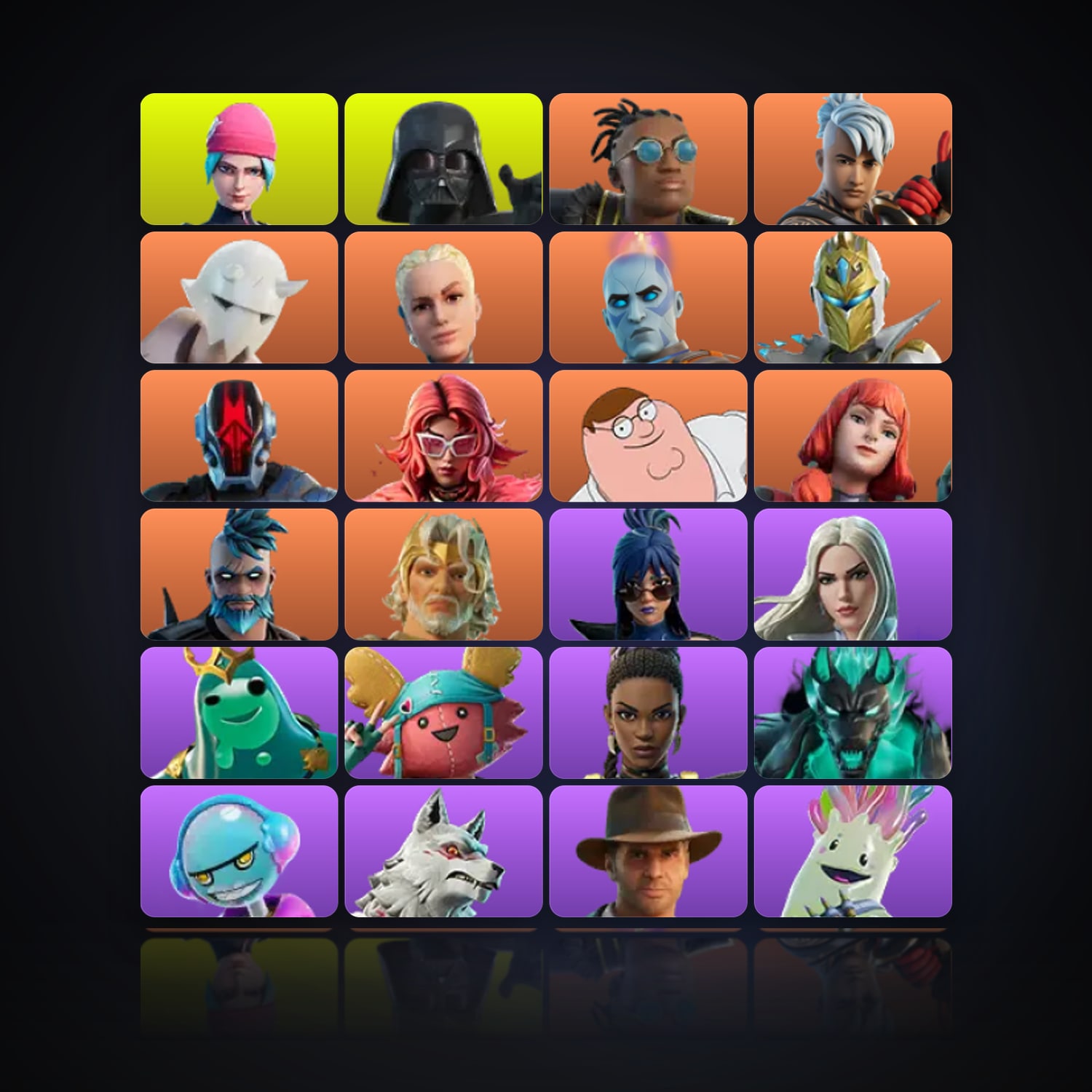 Fortnite | 76 Skins | 1.1K V-Bucks | Level 1507 | 169 Wins — HabibiAccounts