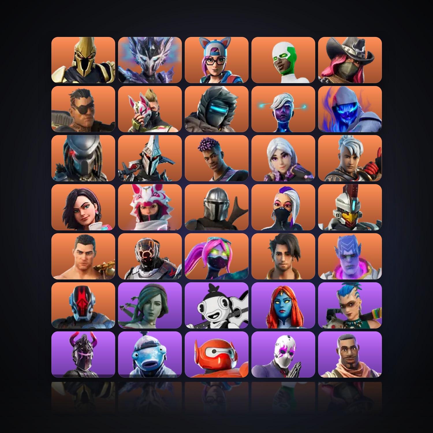 Fortnite | 171 Skins | 100 V-Bucks | Level 3198 | 313 Wins — HabibiAccounts