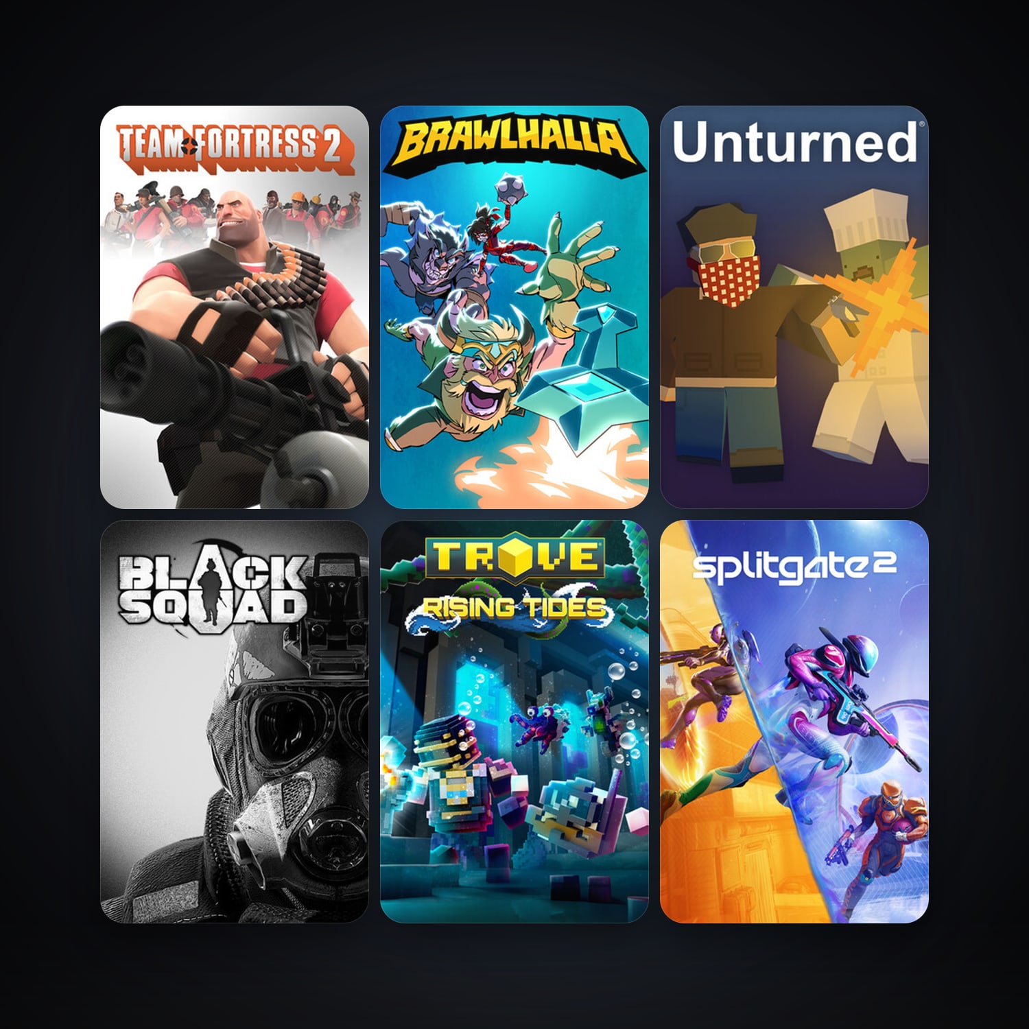 Team Fortress 2 + Free CS2 (No Prime), 19 games, clean — HabibiAccounts