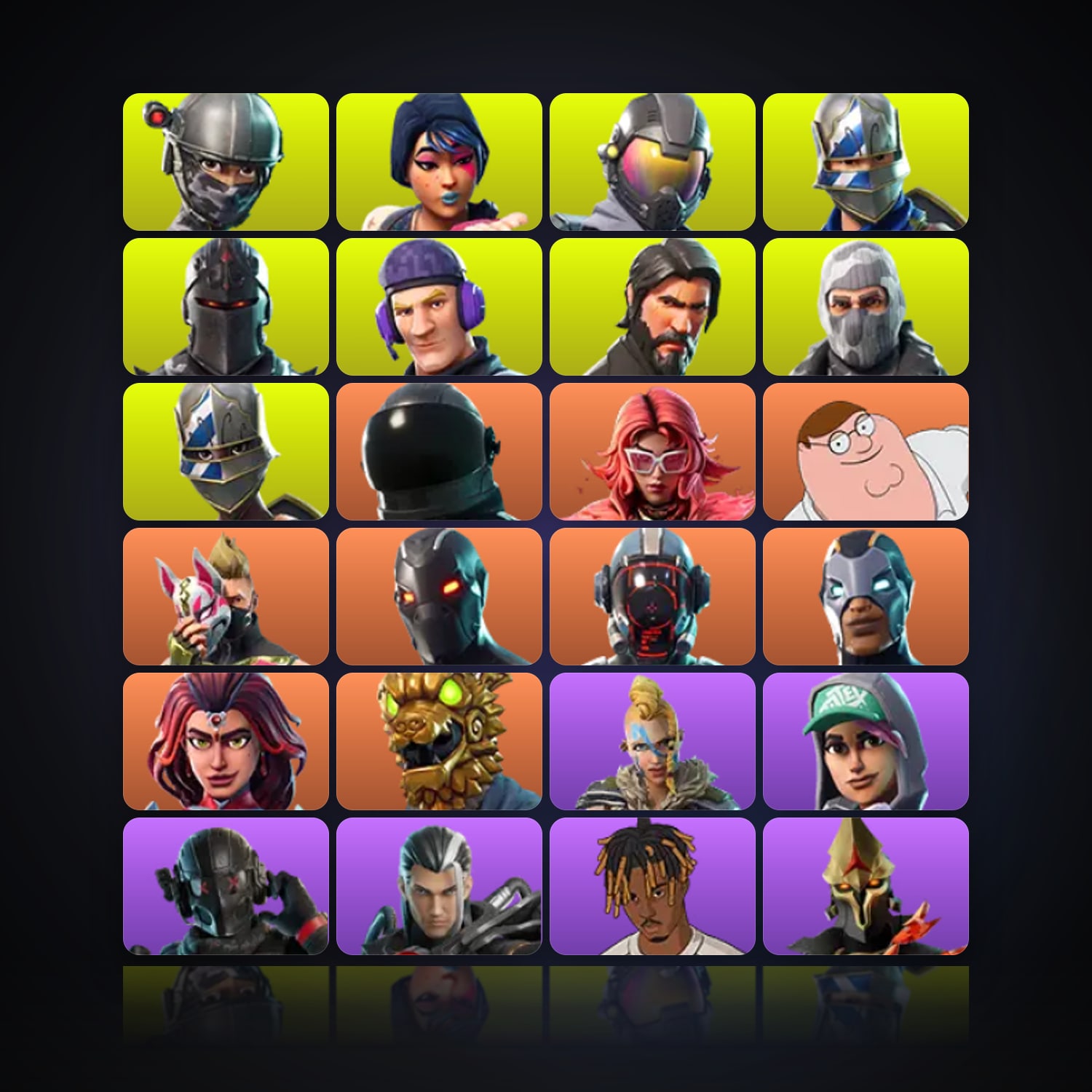 Fortnite | 60 Skins | 450 V-Bucks | Level 902 | 387 Wins — HabibiAccounts