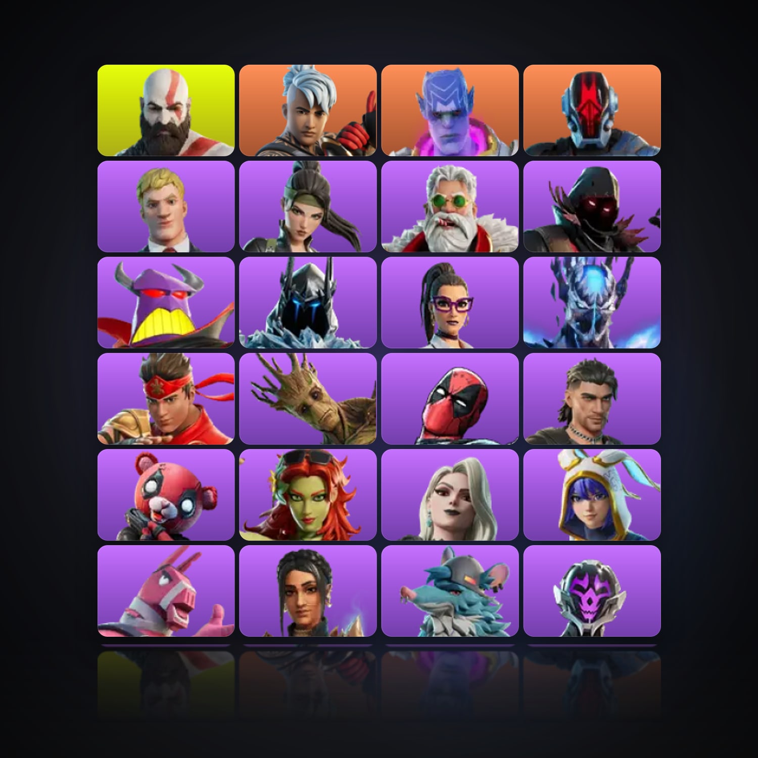Fortnite | 87 Skins | 150 V-Bucks | Level 972 | 27 Wins — HabibiAccounts