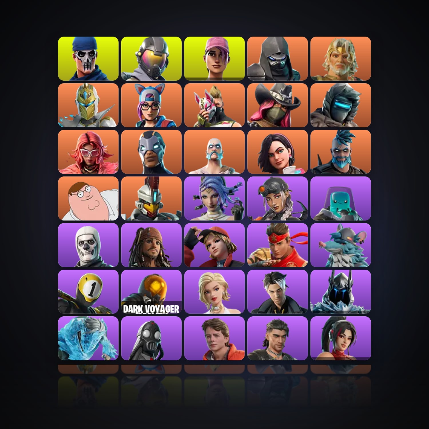 Fortnite | 138 Skins | 1.3K V-Bucks | Level 1347 | 204 Wins — HabibiAccounts
