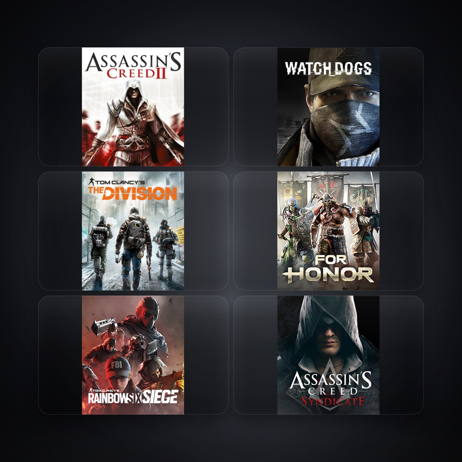 Assassin's Creed II & Watch_Dogs | 8 Games — HabibiAccounts