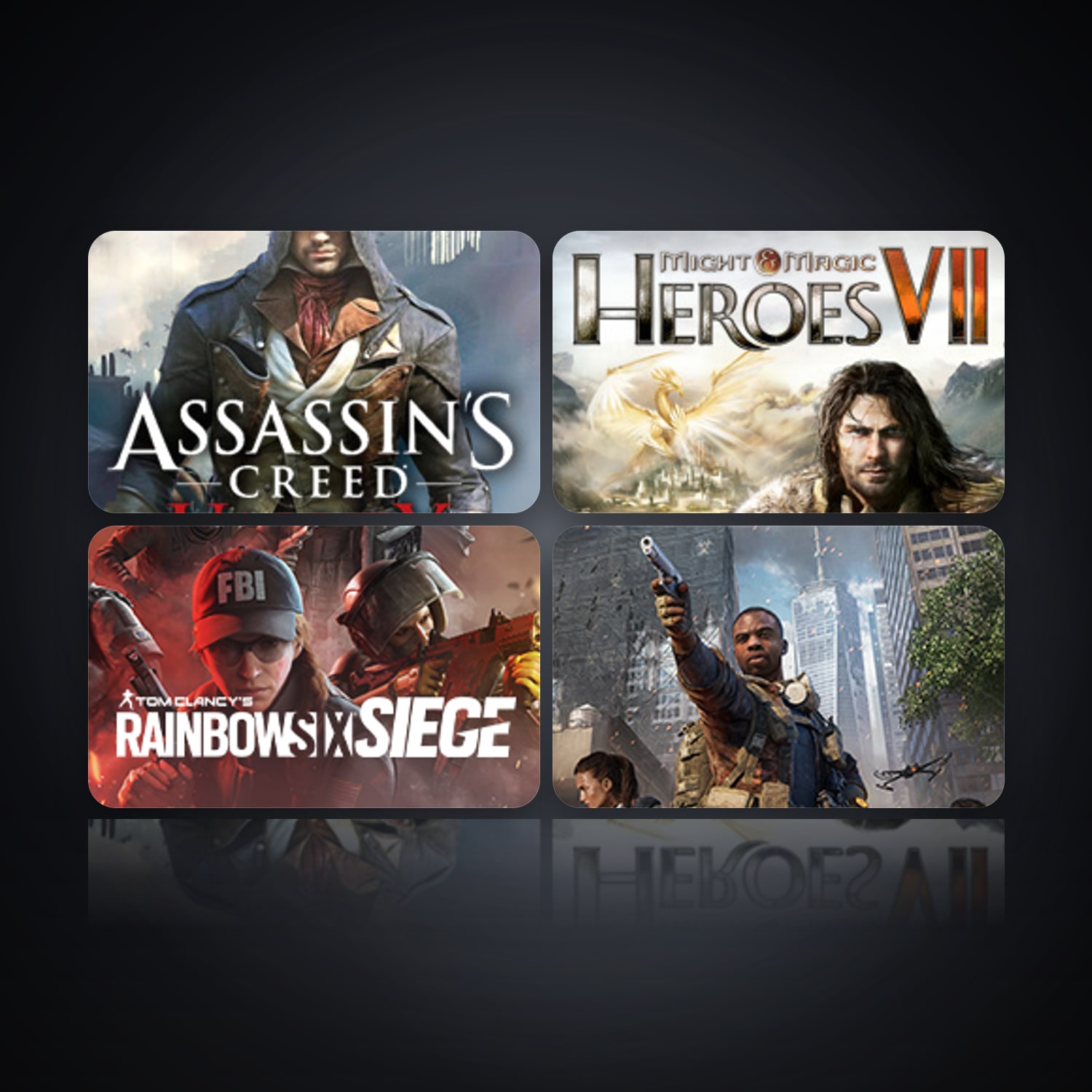 Assassin's Creed Unity & Might & Magic Heroes VII | 4 Games — HabibiAccounts