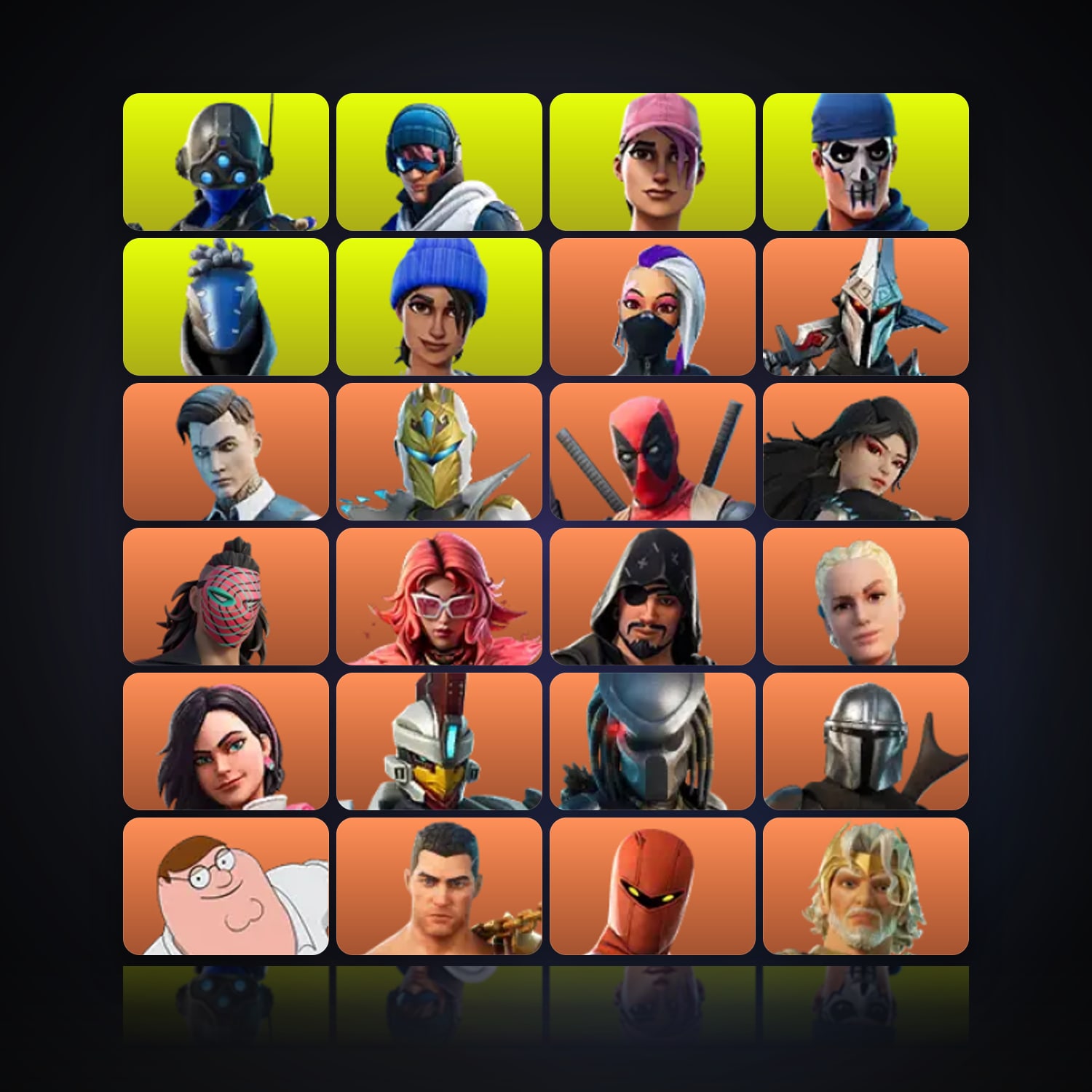 Fortnite | 225 Skins | 50 V-Bucks | Level 3564 | 244 Wins — HabibiAccounts