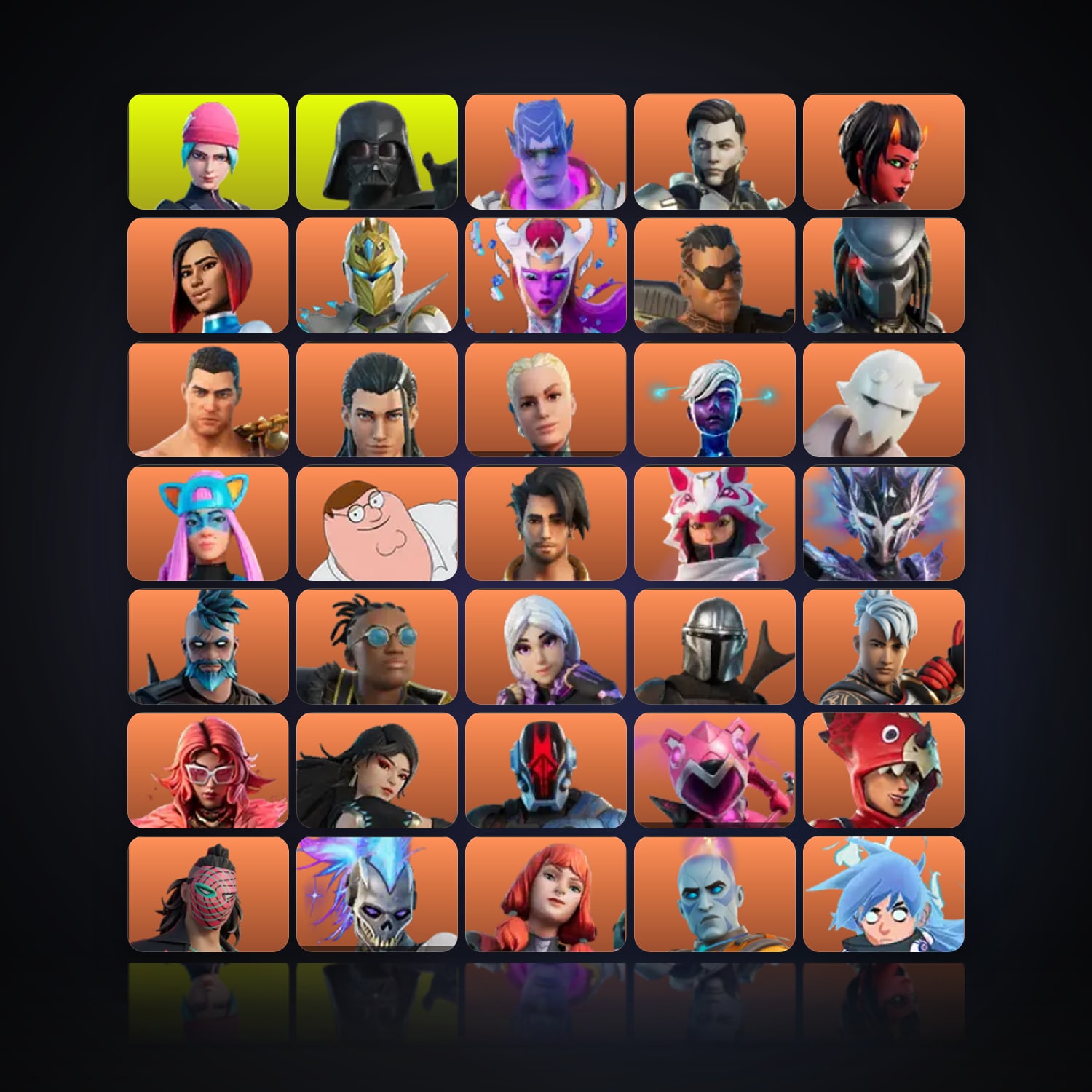 Fortnite | 418 Skins | 4K V-Bucks | Level 2691 | 334 Wins — HabibiAccounts