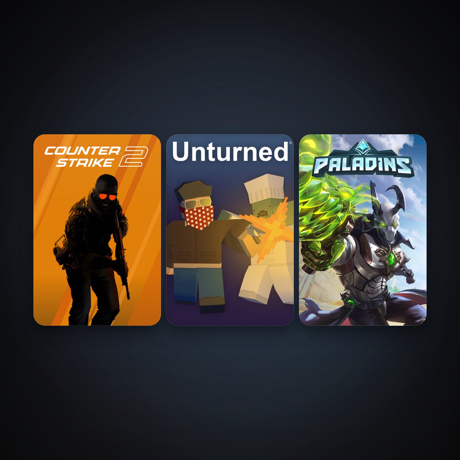 CS2 Prime + Unturned, 4 games, clean — HabibiAccounts