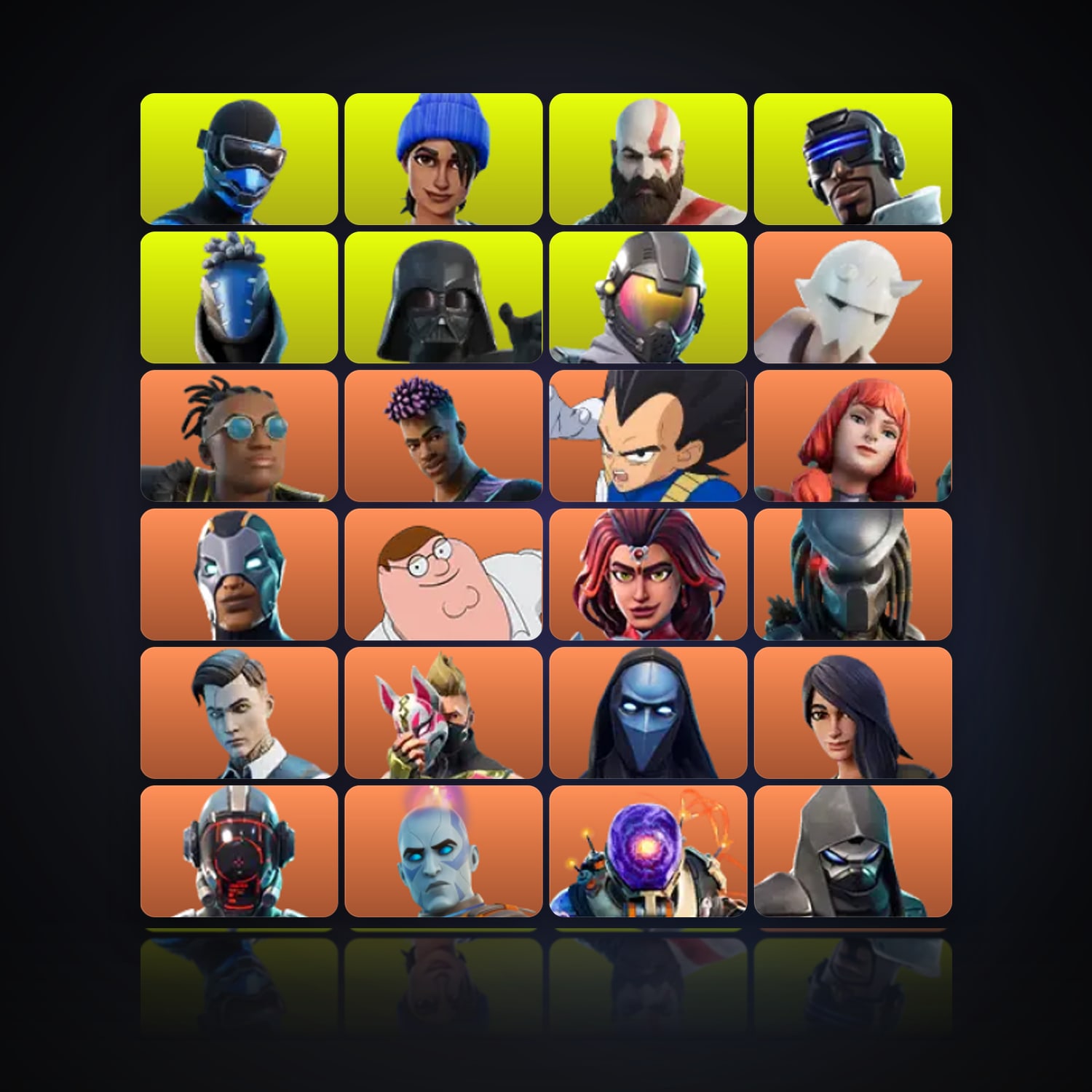 Fortnite | 171 Skins | 1.1K V-Bucks | Level 3264 | 575 Wins — HabibiAccounts