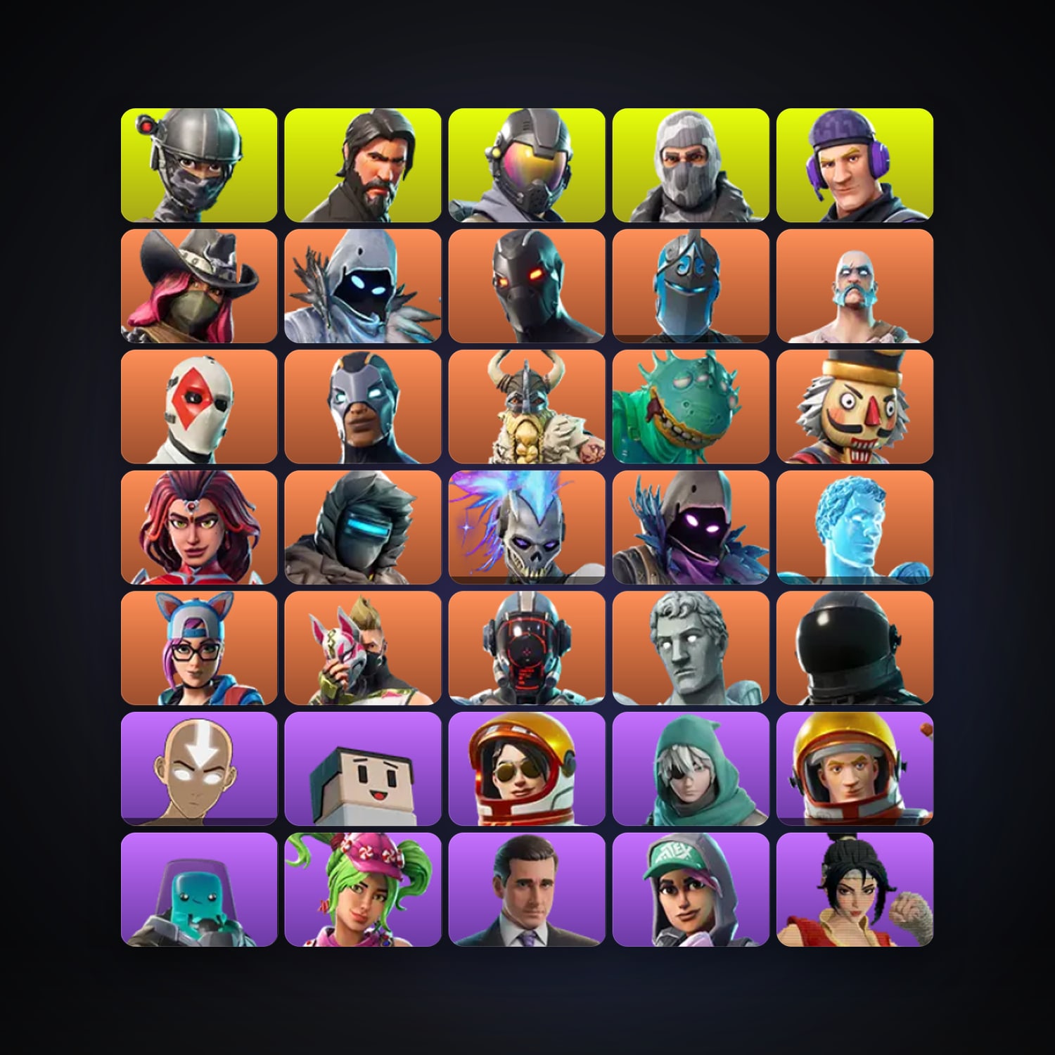 Fortnite | 88 Skins | 2.5K V-Bucks | Level 1245 | 244 Wins — HabibiAccounts
