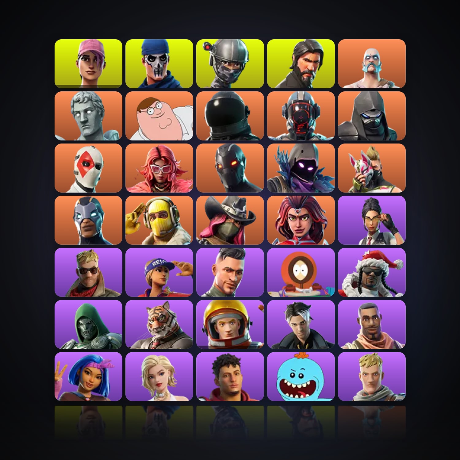 Fortnite | 79 Skins | 400 V-Bucks | Level 1114 | 272 Wins — HabibiAccounts