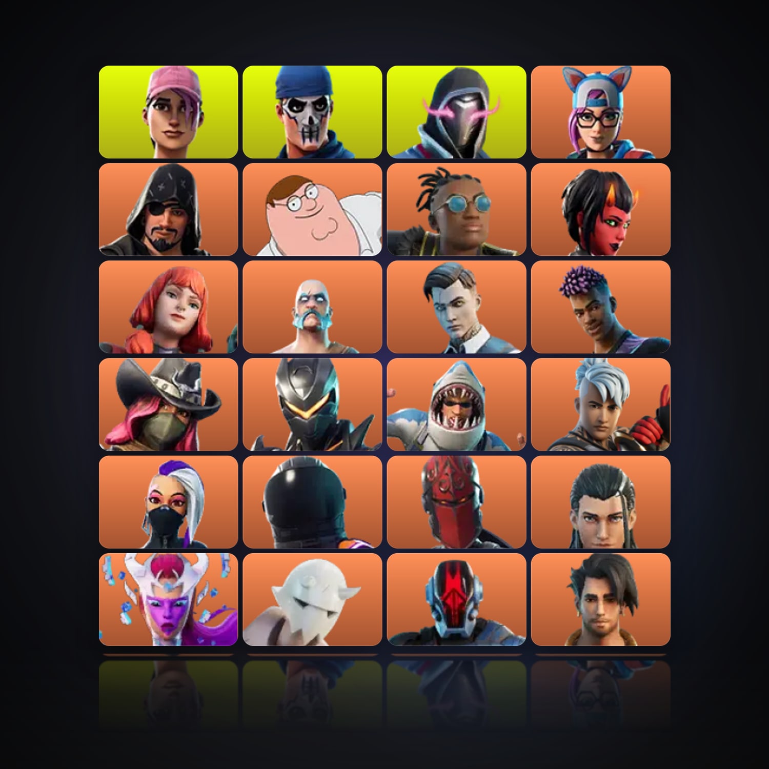 Fortnite | 221 Skins | 4.5K V-Bucks | Level 2214 | 145 Wins — HabibiAccounts