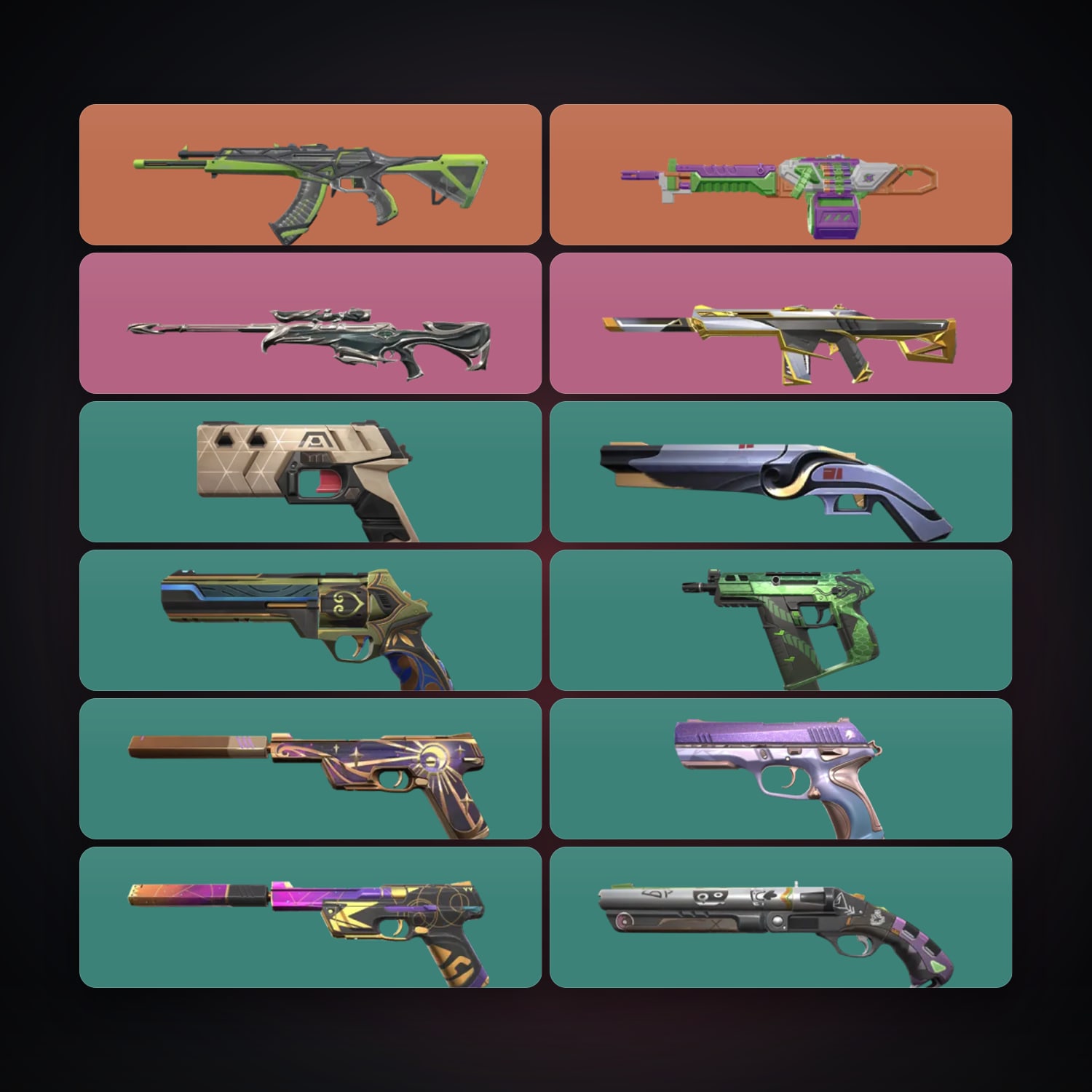 AP Silver 1 locker — 13 skins, lvl 195 — HabibiAccounts