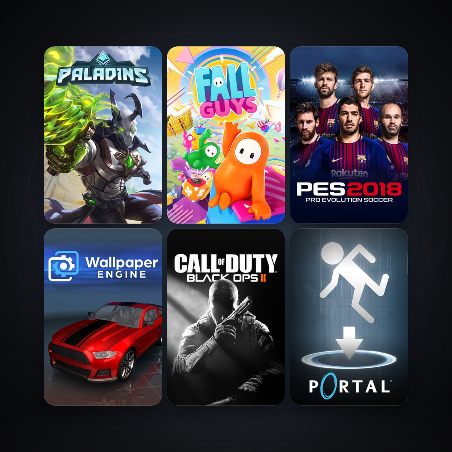Portal + Portal 2, 13 games, clean — HabibiAccounts