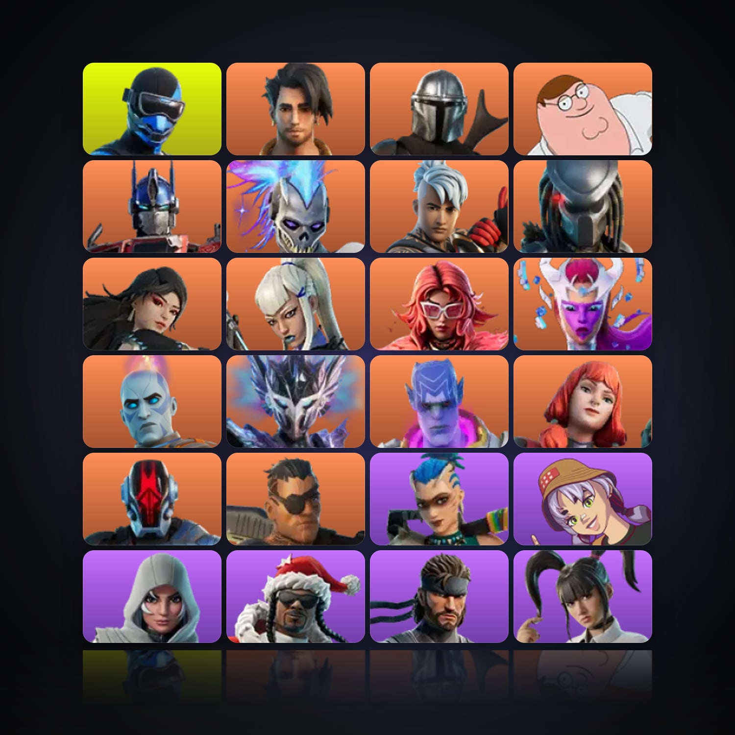 Fortnite | 134 Skins | 100 V-Bucks | Level 3315 | 190 Wins — HabibiAccounts