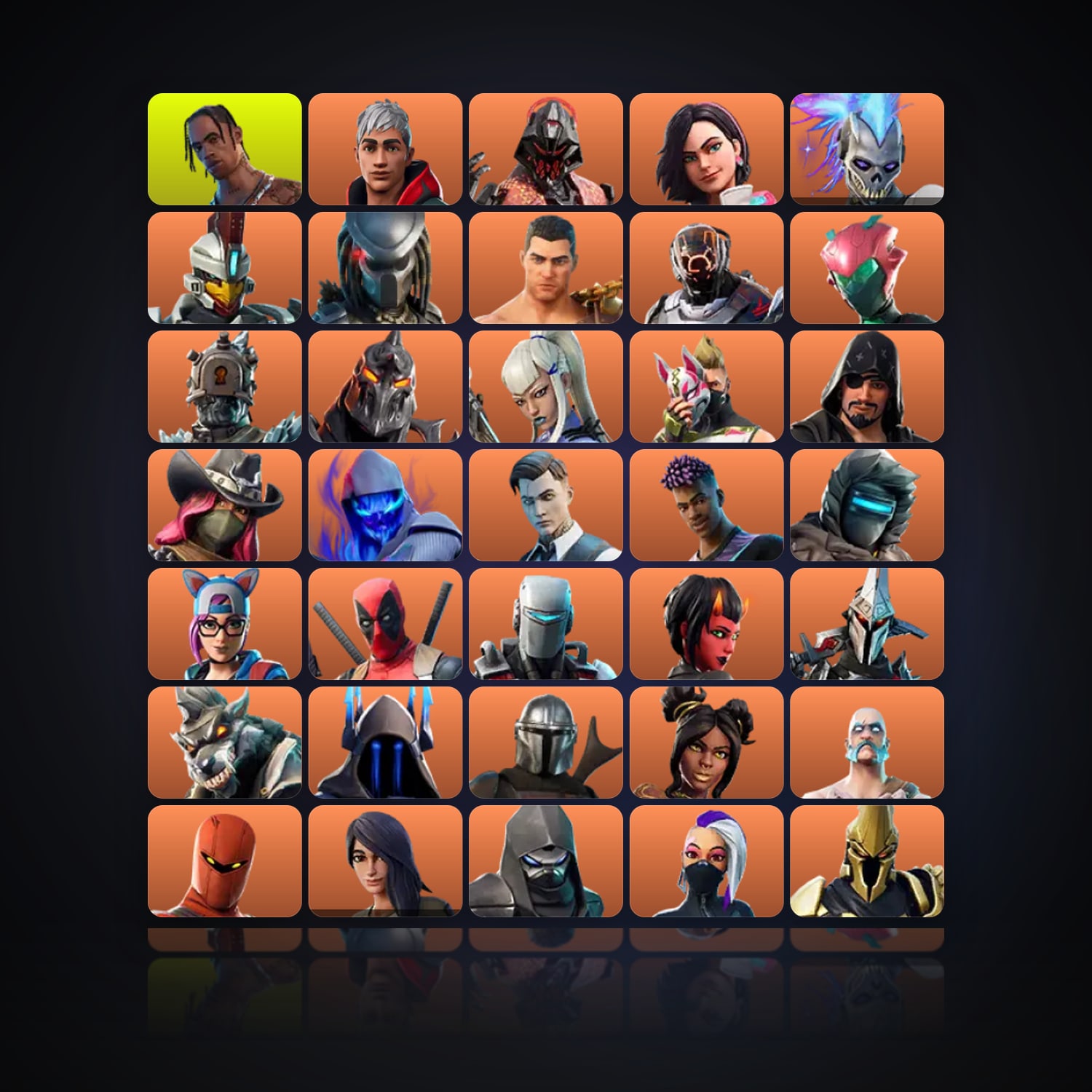 Fortnite | 138 Skins | 2.1K V-Bucks | Level 2345 | 609 Wins — HabibiAccounts