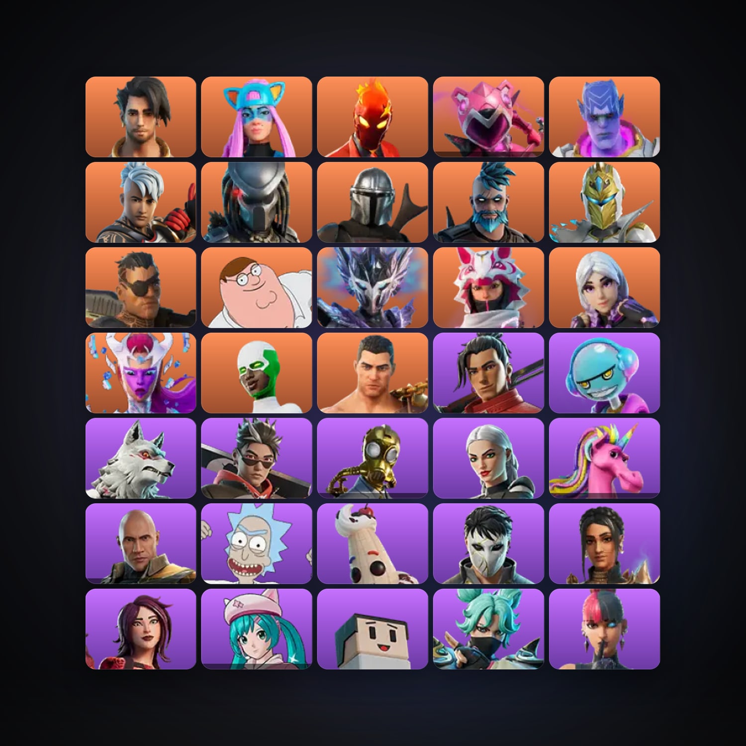 Fortnite | 171 Skins | 700 V-Bucks | Level 2067 | 189 Wins — HabibiAccounts