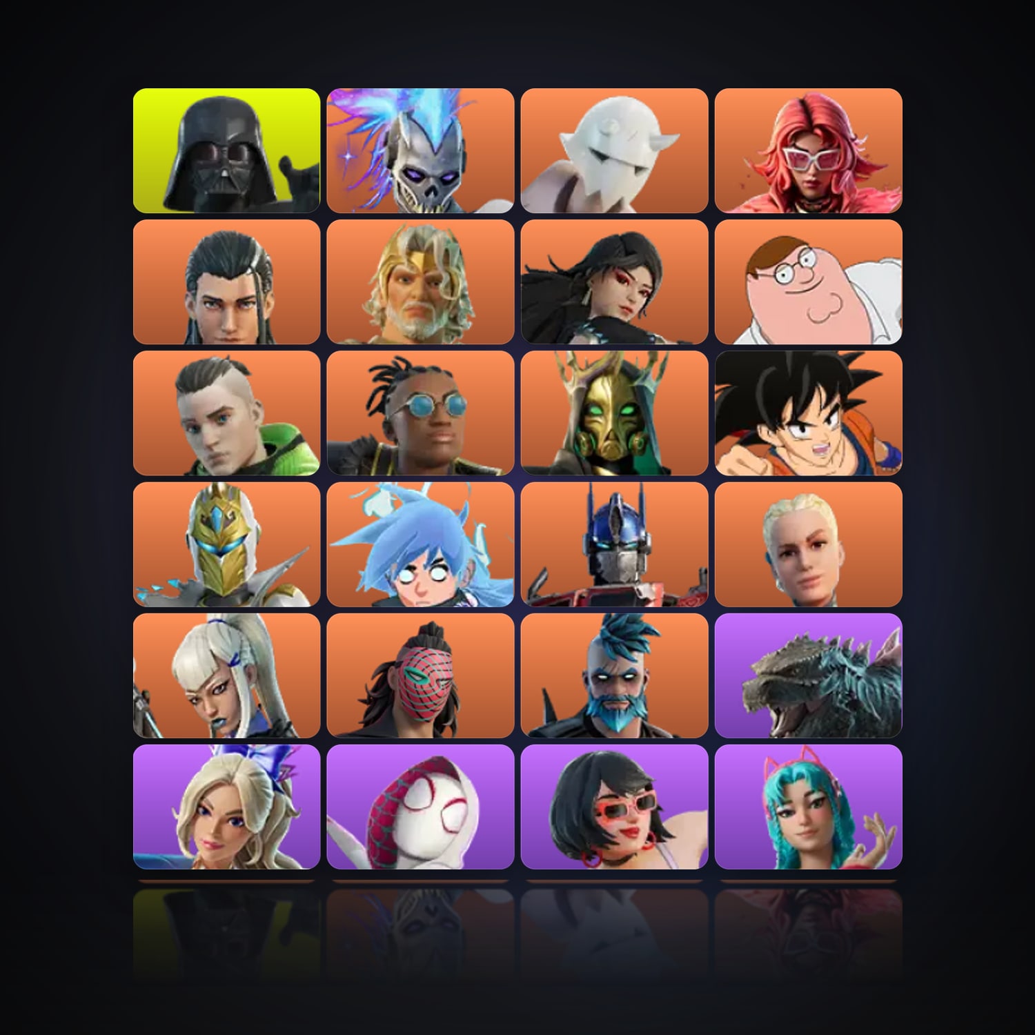Fortnite | 201 Skins | 750 V-Bucks | Level 4817 | 779 Wins — HabibiAccounts
