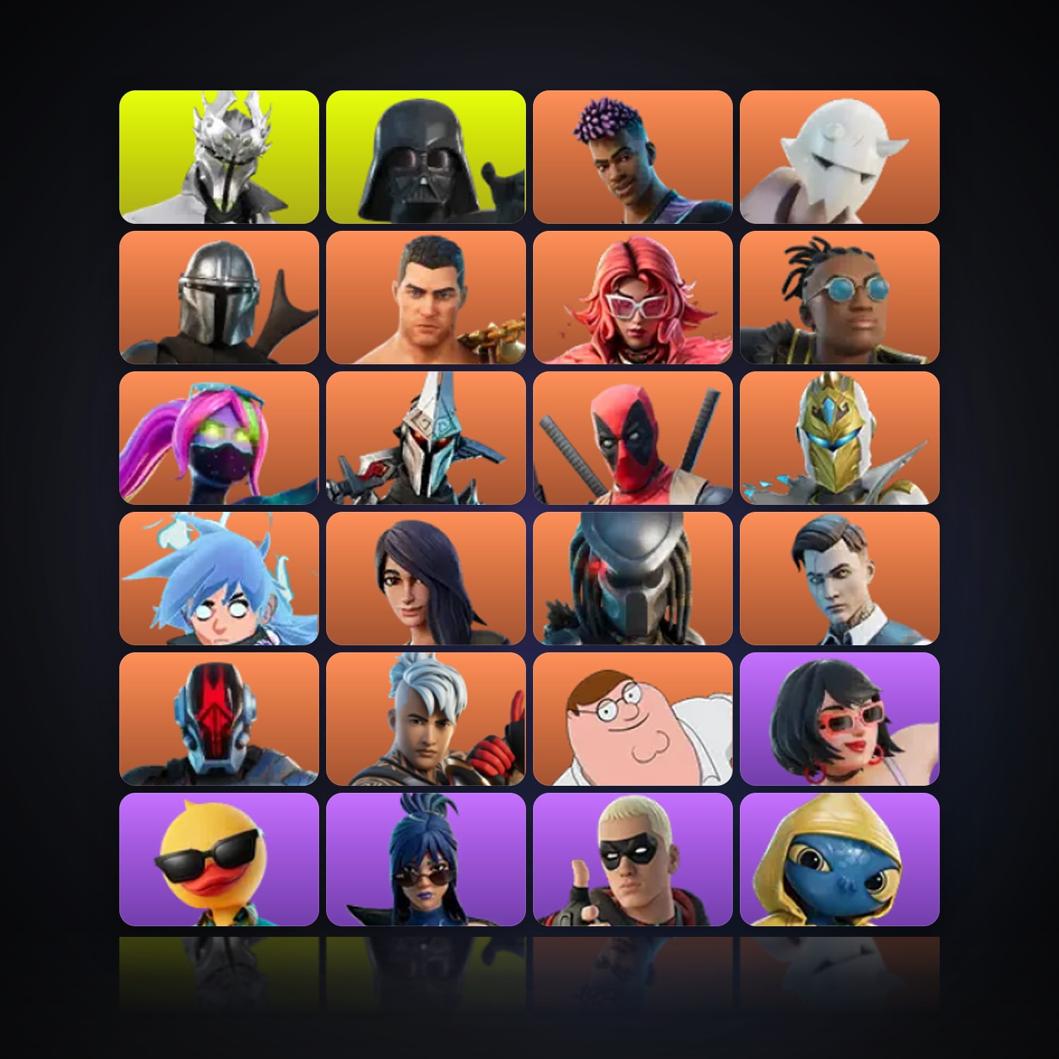 Fortnite | 146 Skins | 400 V-Bucks | Level 2354 | 262 Wins — HabibiAccounts