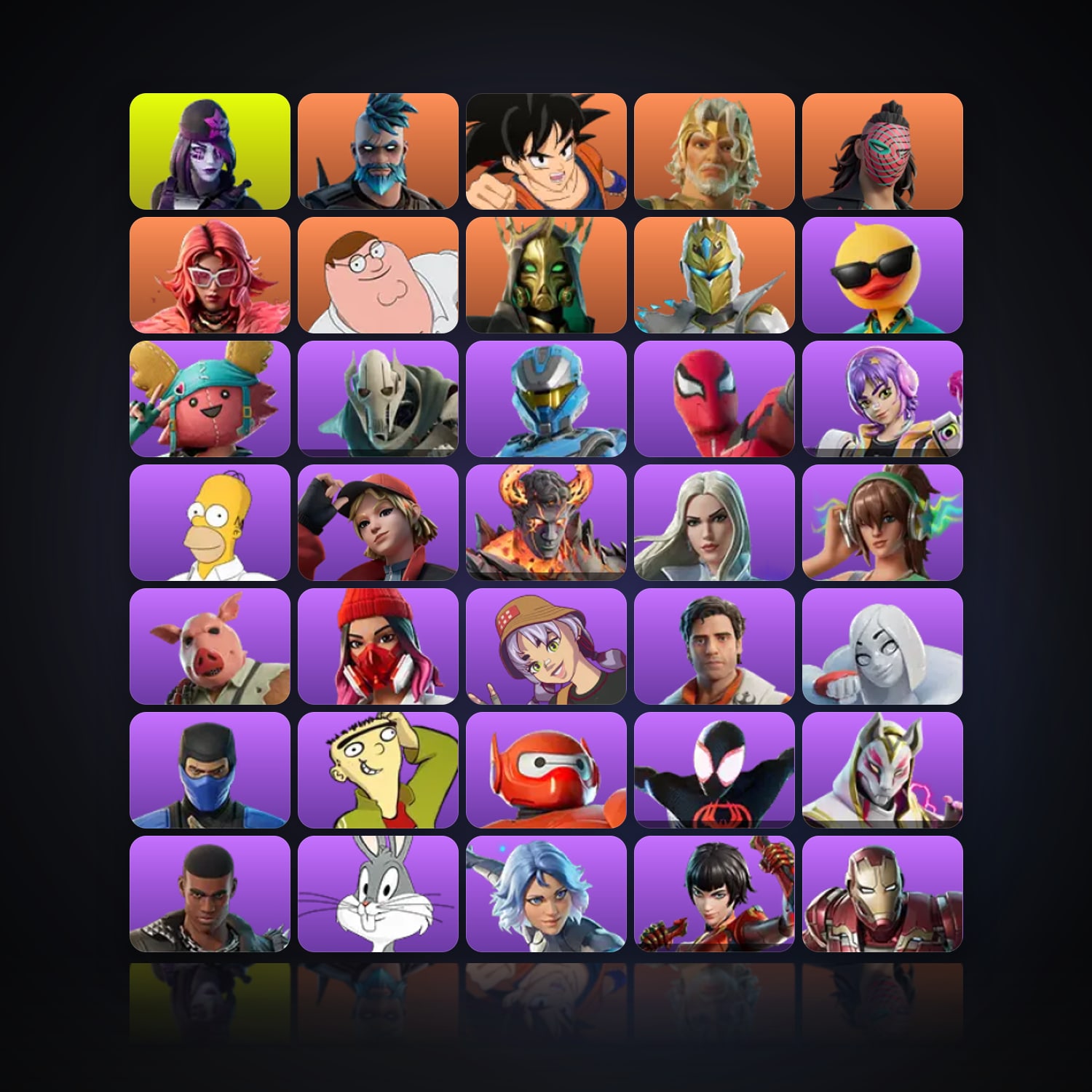 Fortnite | 192 Skins | 100 V-Bucks | Level 2477 | 444 Wins — HabibiAccounts
