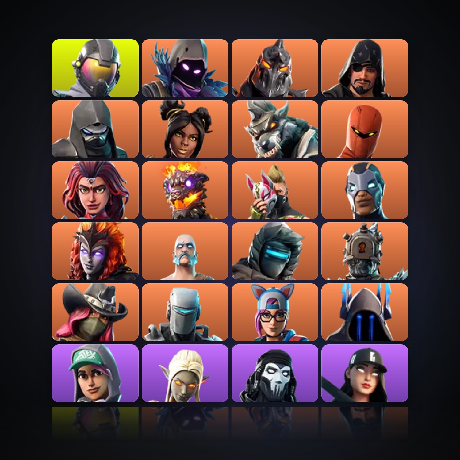 Fortnite | 97 Skins | 750 V-Bucks | Level 2161 | 508 Wins — HabibiAccounts