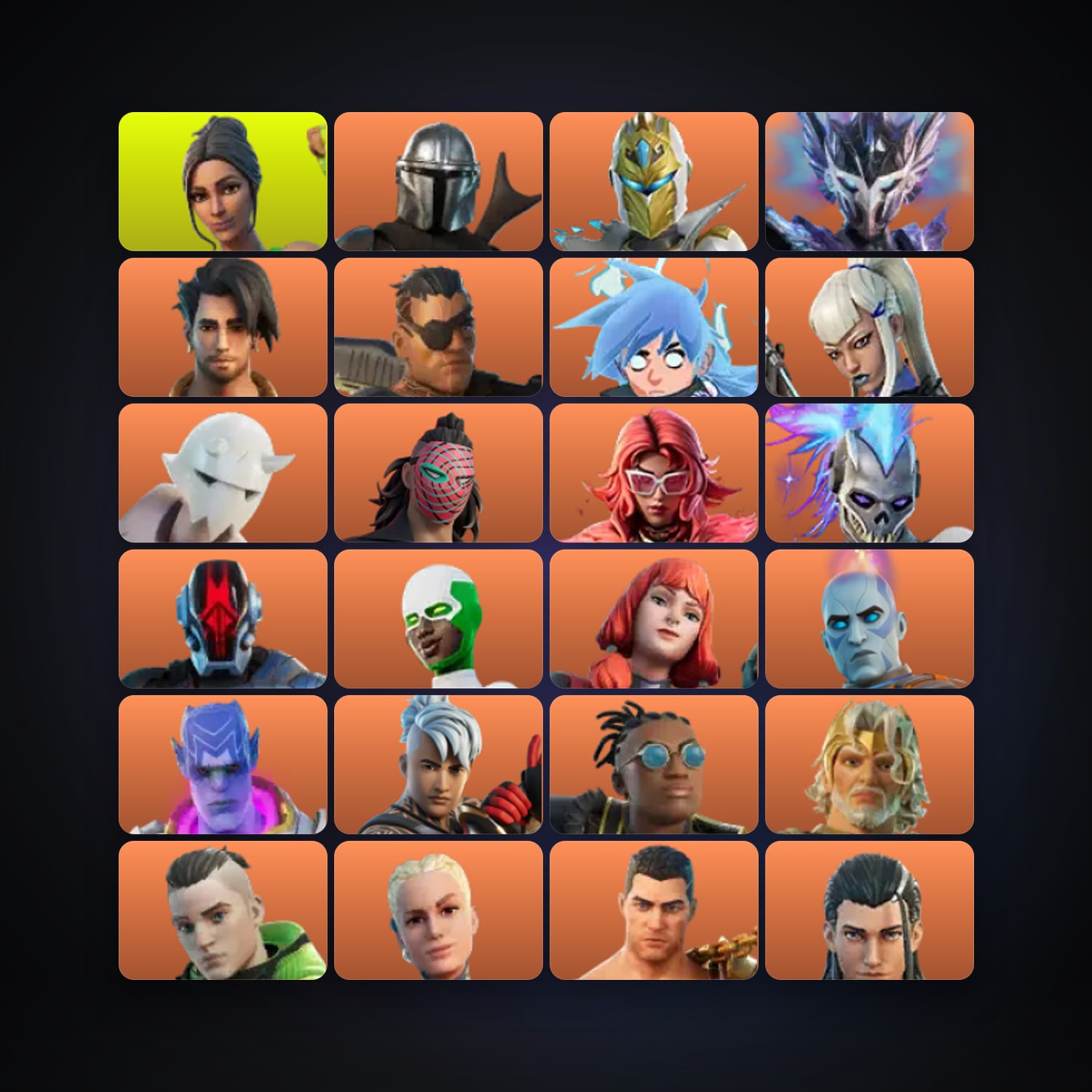 Fortnite | 174 Skins | 350 V-Bucks | Level 2624 | 255 Wins — HabibiAccounts