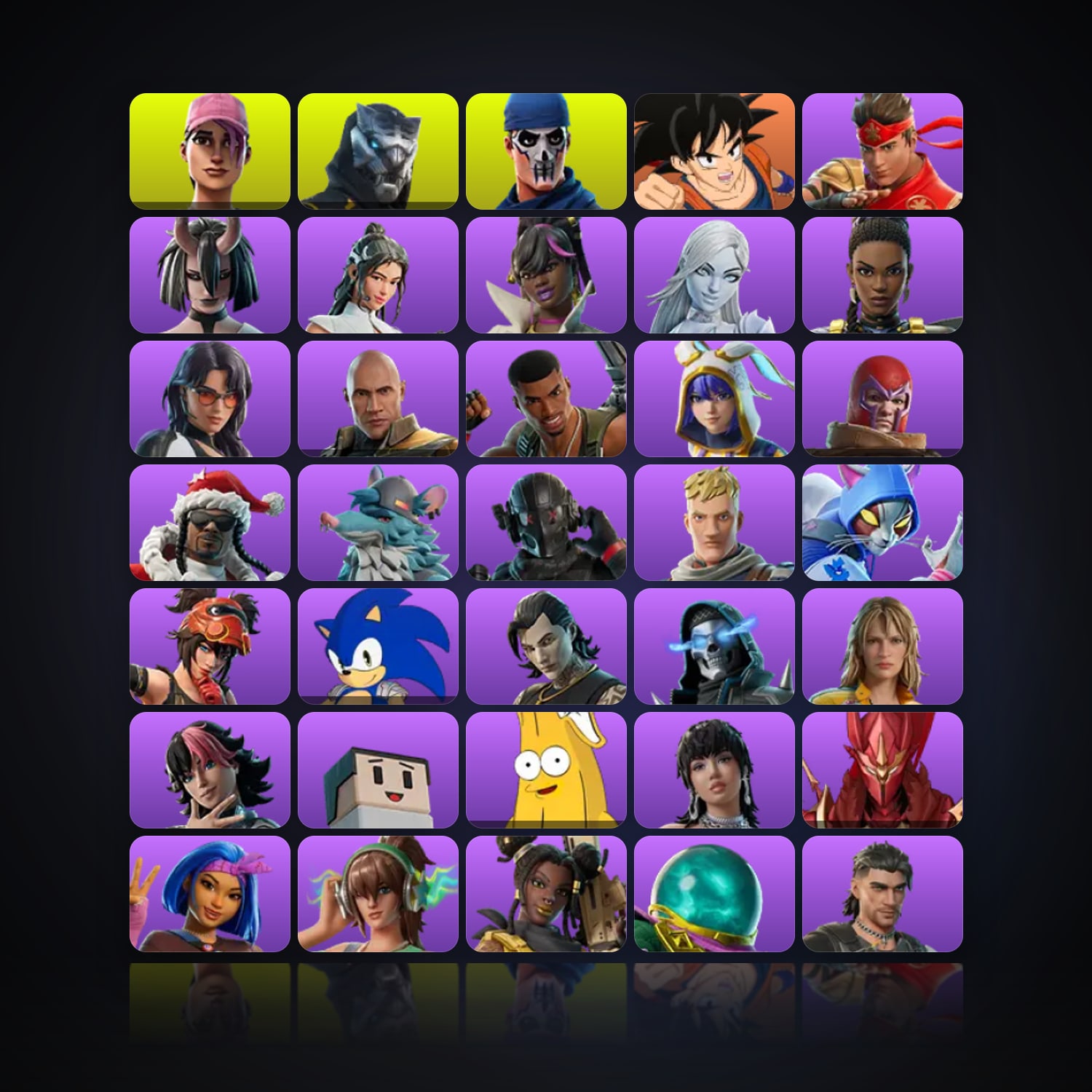 Fortnite | 135 Skins | 3.3K V-Bucks | Level 1556 | 88 Wins — HabibiAccounts