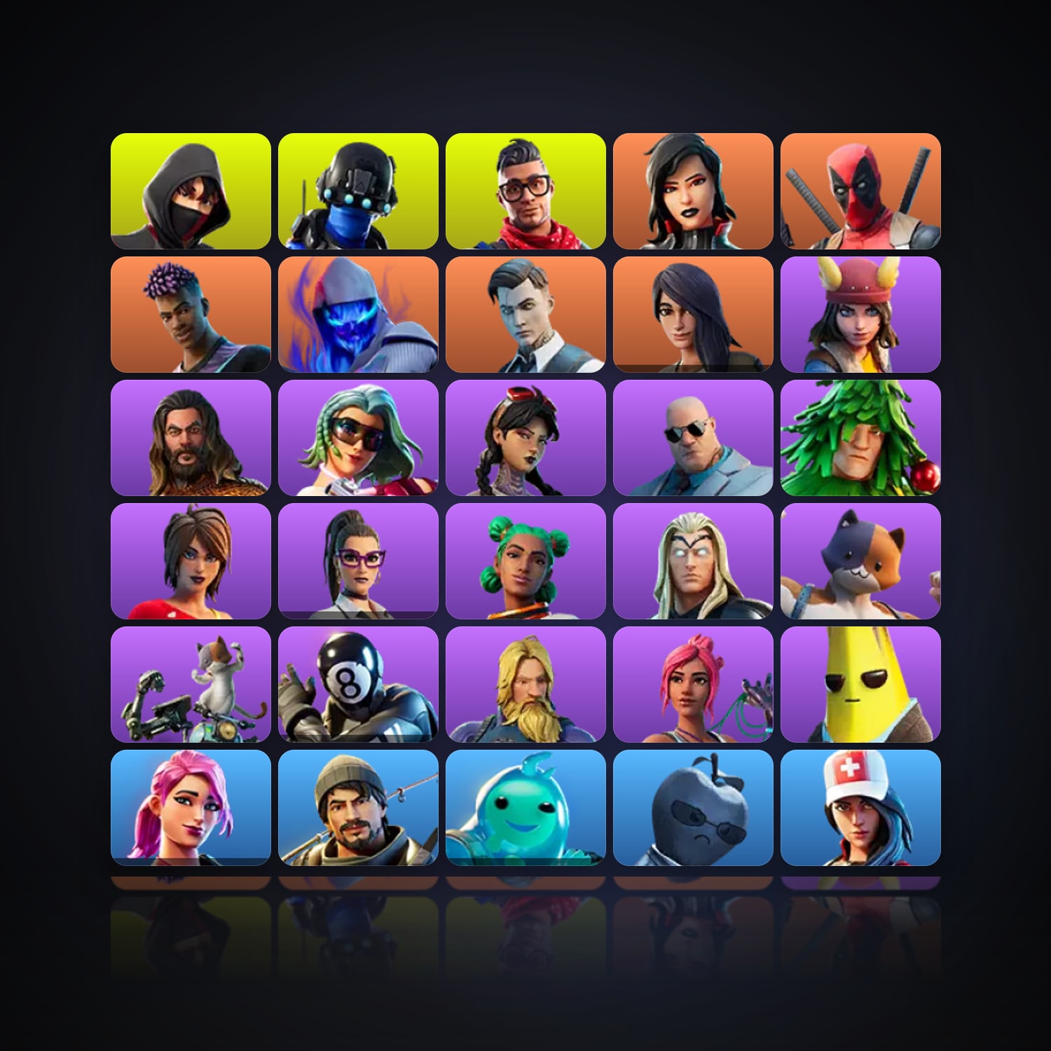 Fortnite | 31 Skins | 1.6K V-Bucks | Level 575 | 37 Wins — HabibiAccounts