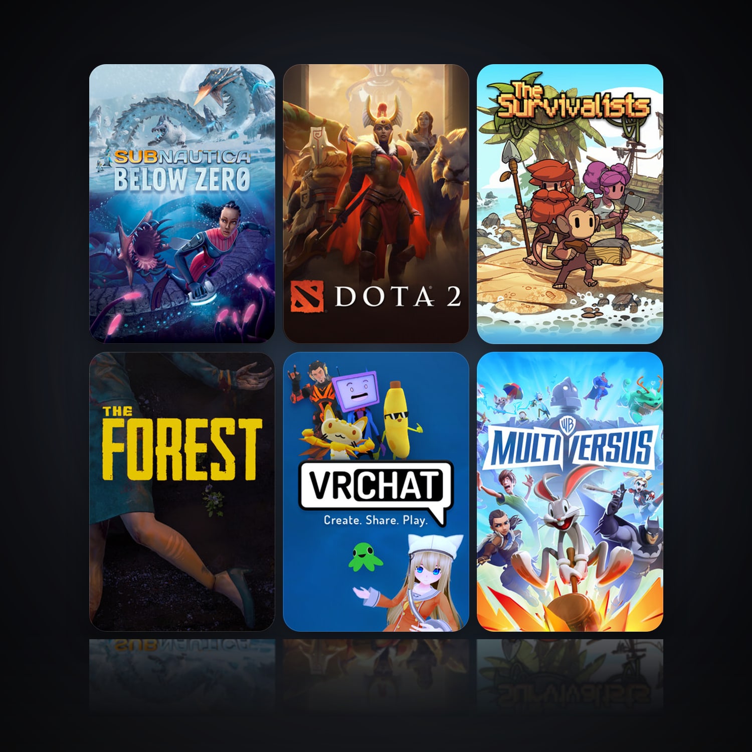 Subnautica: Below Zero & Dota 2 | 16 Games | Clean — HabibiAccounts