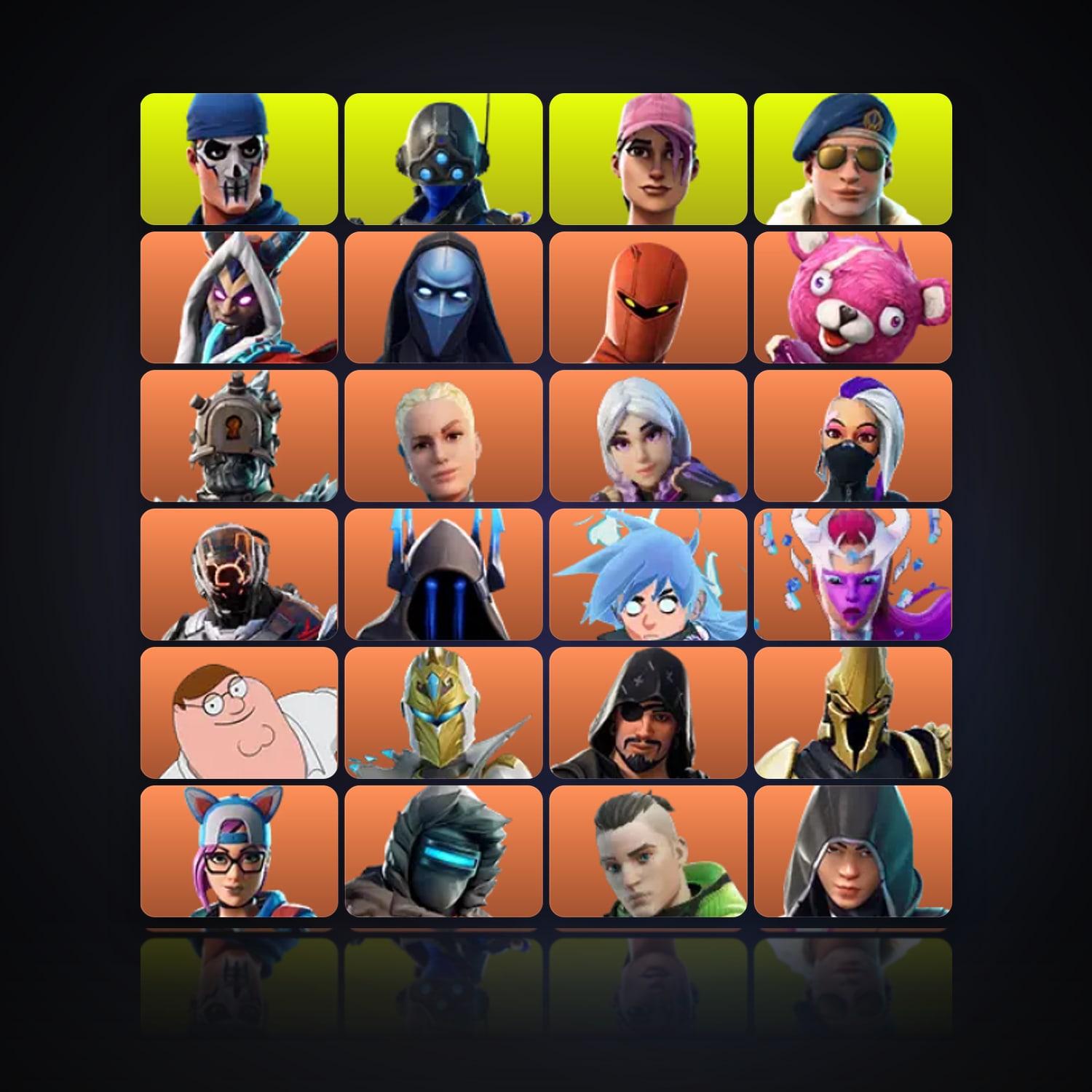 Fortnite | 113 Skins | 2K V-Bucks | Level 2279 | 363 Wins — HabibiAccounts