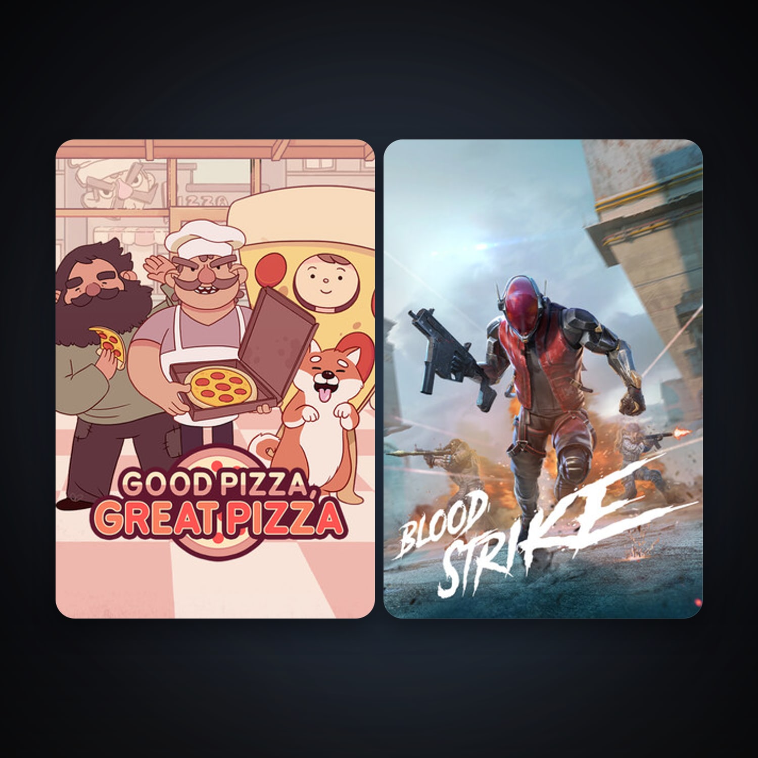 Good Pizza, Great Pizza - Cooking Simulator Game + Blood Strike, 2 games, clean — HabibiAccounts