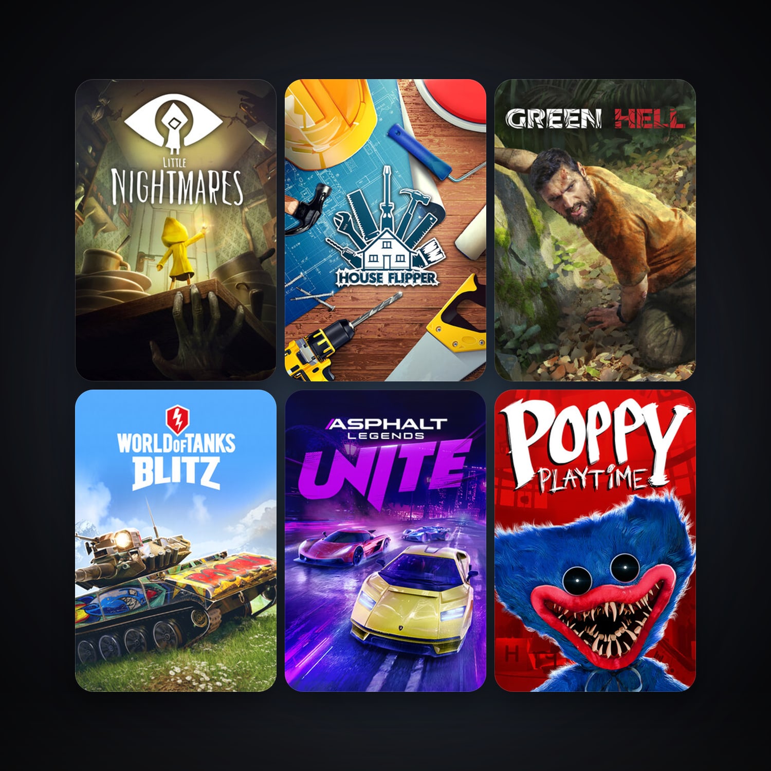 Little Nightmares + World of Tanks Blitz, 13 games, clean — HabibiAccounts