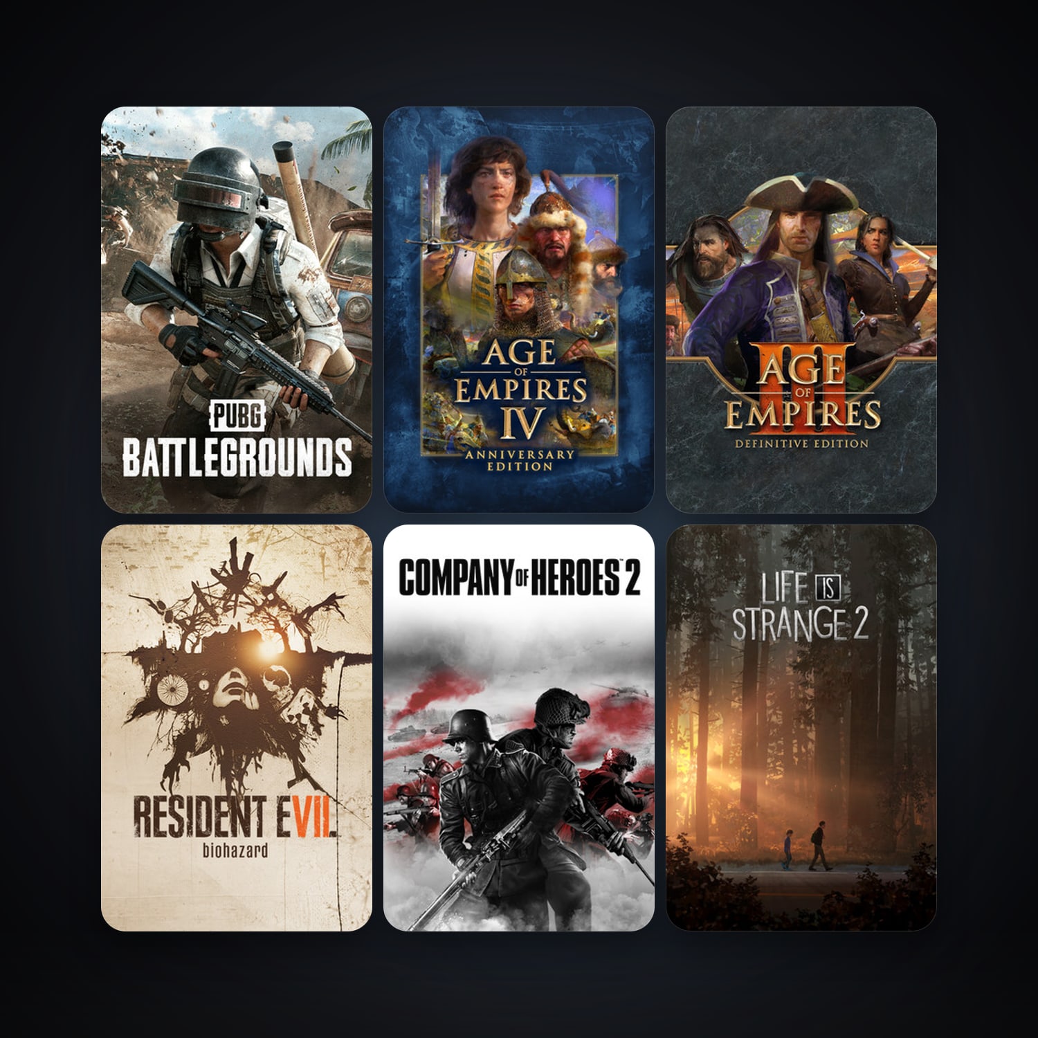 Company of Heroes 2 + RESIDENT EVIL 7 biohazard / BIOHAZARD 7 resident evil, 21 games, clean — HabibiAccounts