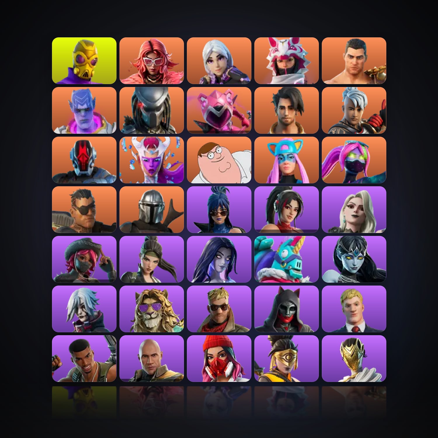Fortnite | 124 Skins | 1.2K V-Bucks | Level 2044 | 503 Wins — HabibiAccounts