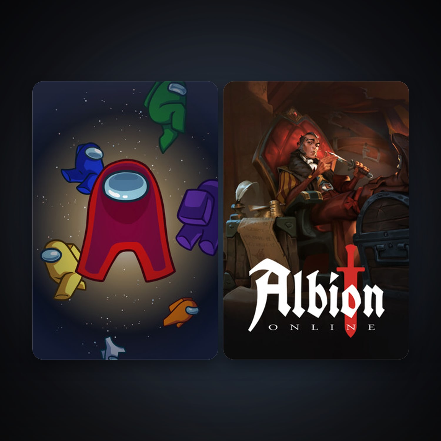 Albion Online + Among Us, 2 games, clean — HabibiAccounts