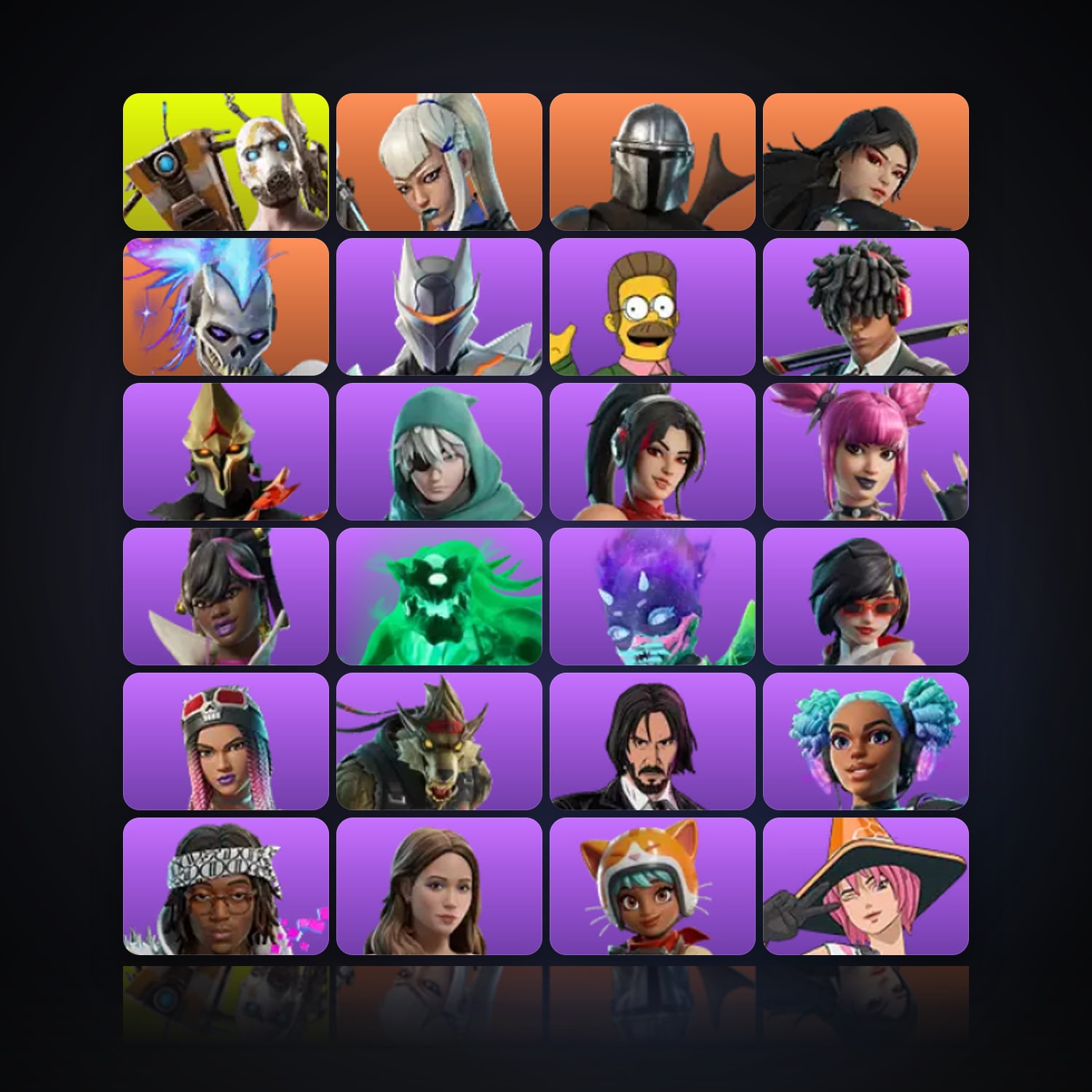 Fortnite | 130 Skins | 850 V-Bucks | Level 1266 | 72 Wins — HabibiAccounts