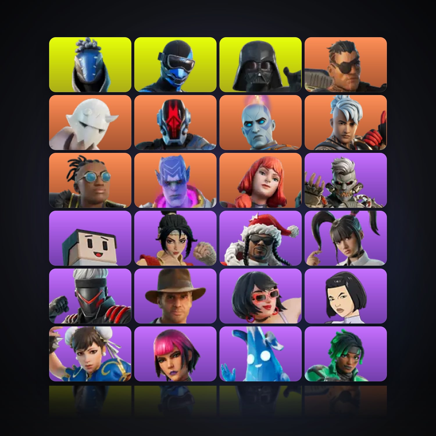Fortnite | 102 Skins | 650 V-Bucks | Level 3430 | 411 Wins — HabibiAccounts