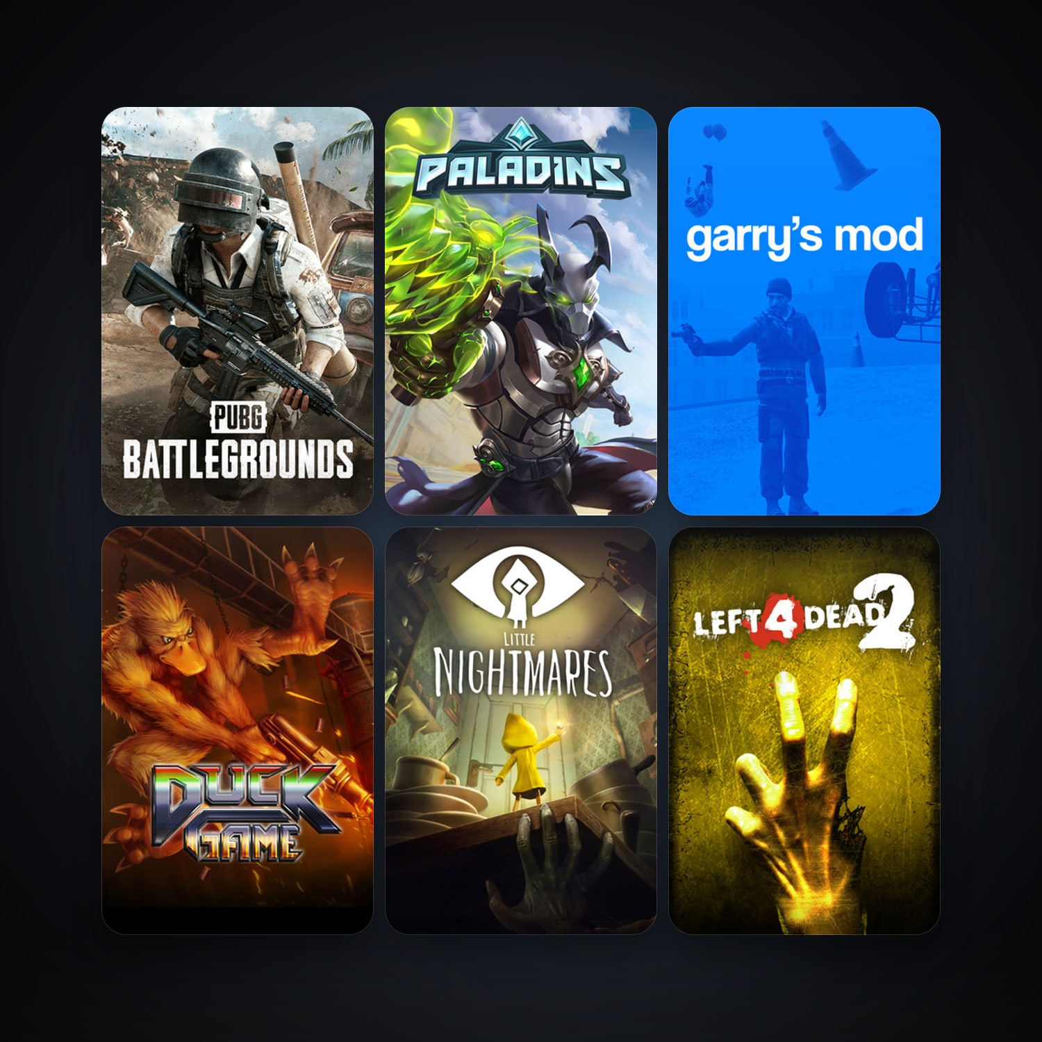 Left 4 Dead 2 + Garry's Mod, 11 games, clean — HabibiAccounts