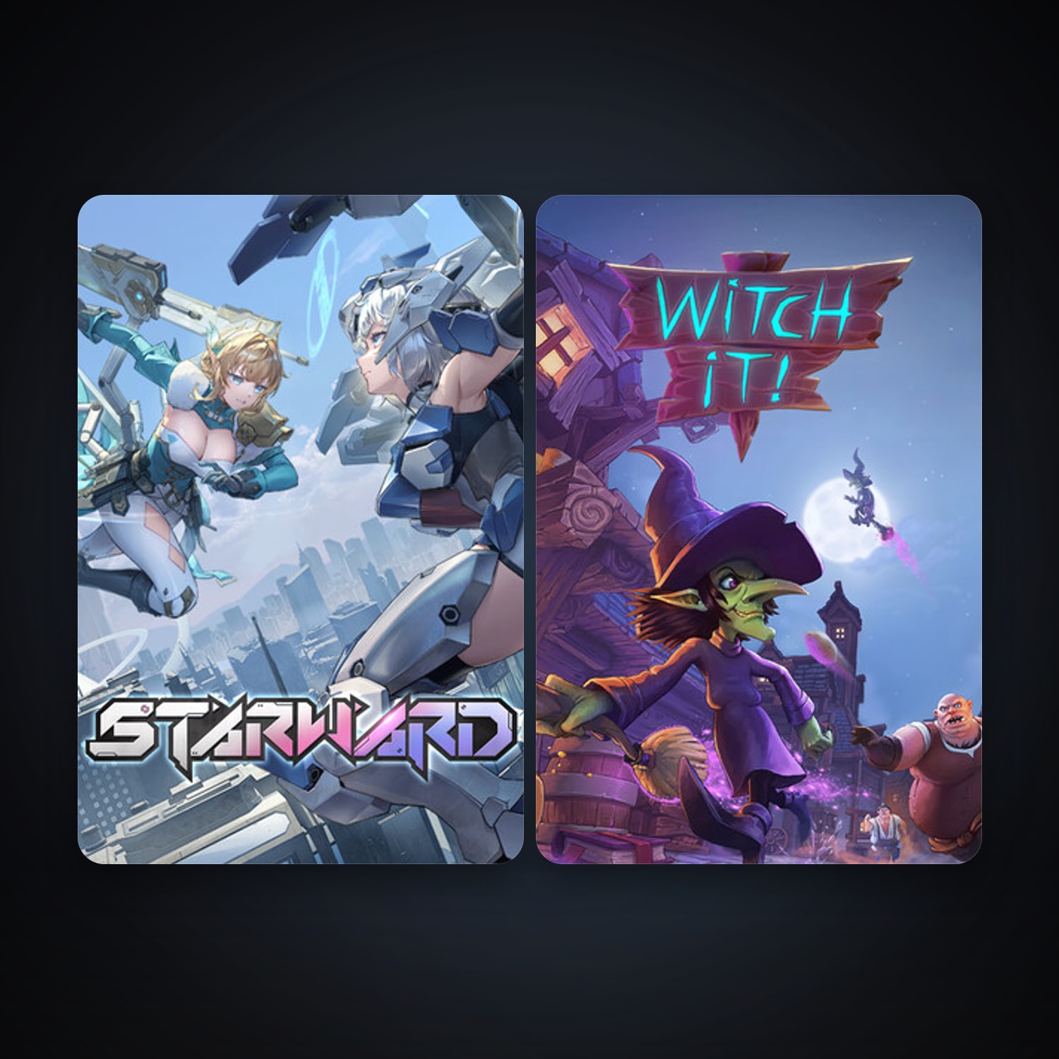 Witch It + Starward, 3 games, clean — HabibiAccounts