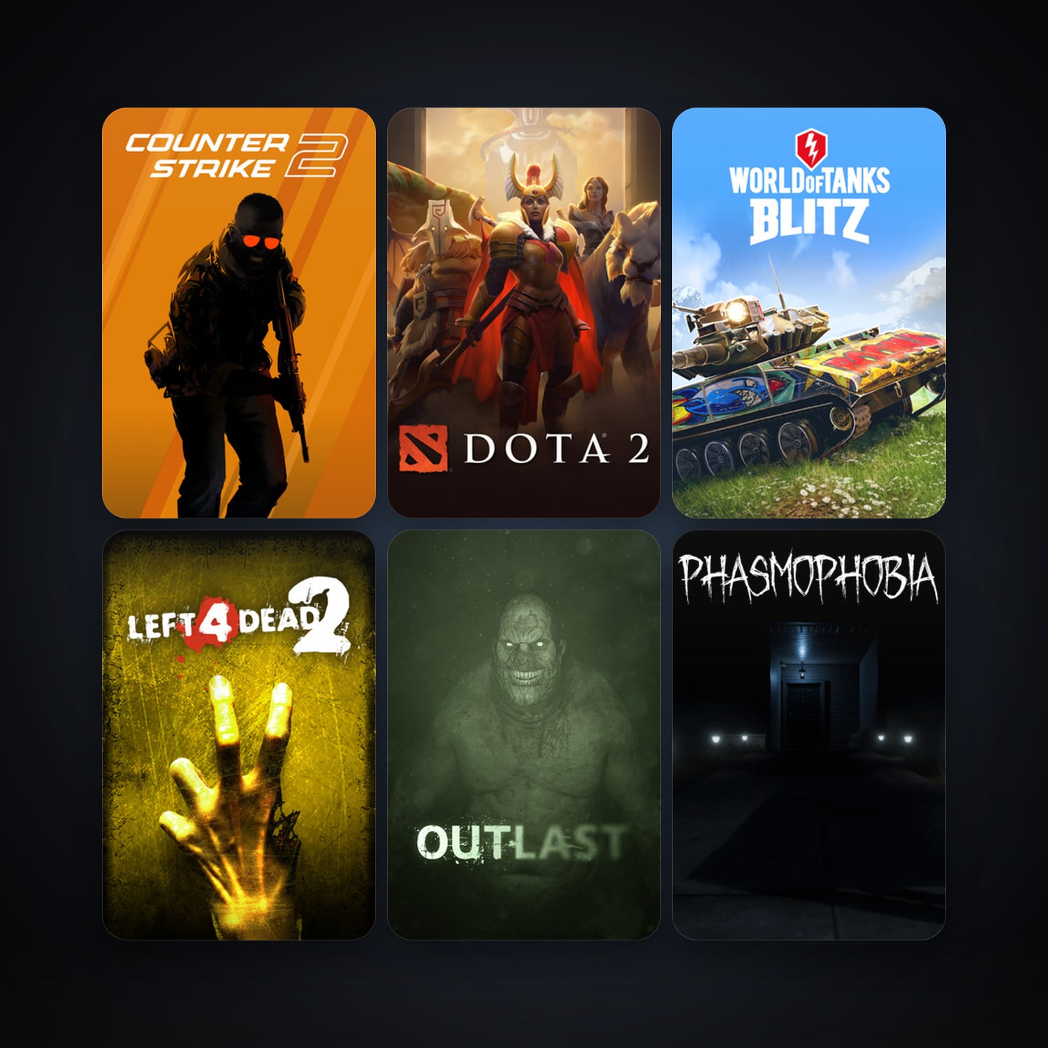 Left 4 Dead 2 + Dota 2, 17 games, clean — HabibiAccounts