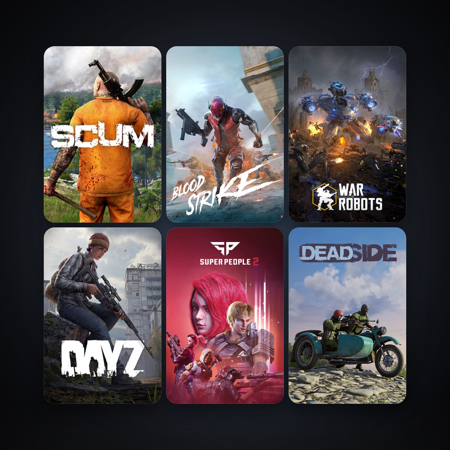 SCUM & Blood Strike | Level 10 | 15 Games | Clean — HabibiAccounts