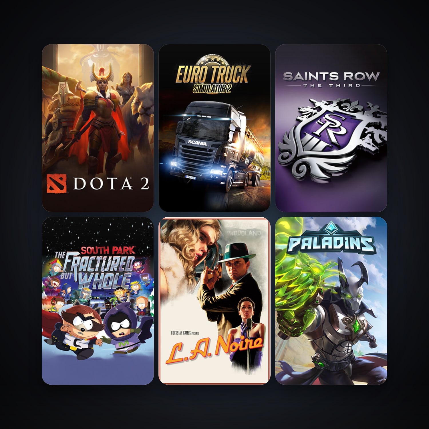 Dota 2 + Saints Row: The Third, 50 games, Steam 13, clean — HabibiAccounts