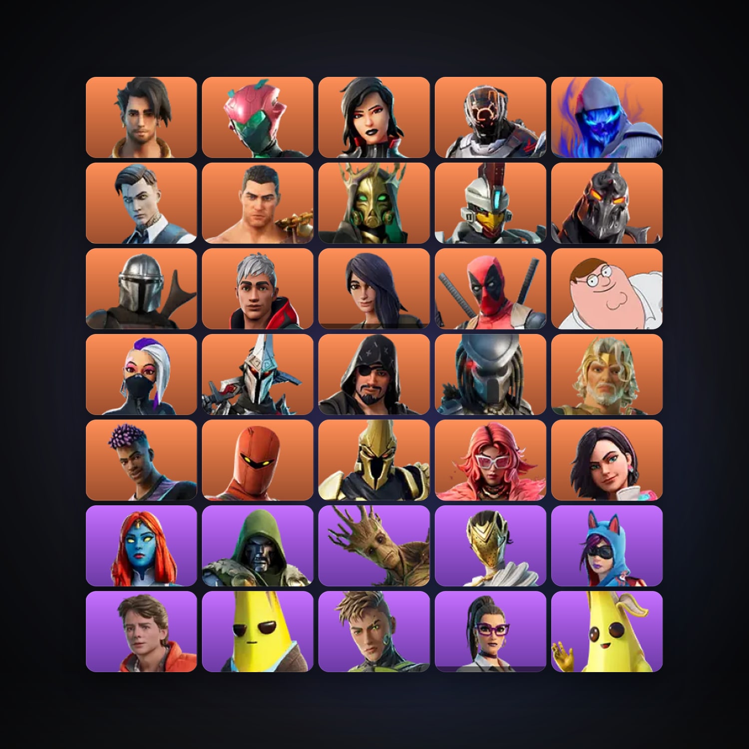 Fortnite | 143 Skins | 1.1K V-Bucks | Level 1911 | 252 Wins — HabibiAccounts