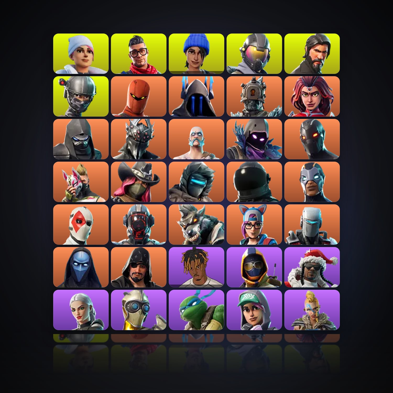 Fortnite | 81 Skins | Level 1845 | 150 Wins — HabibiAccounts