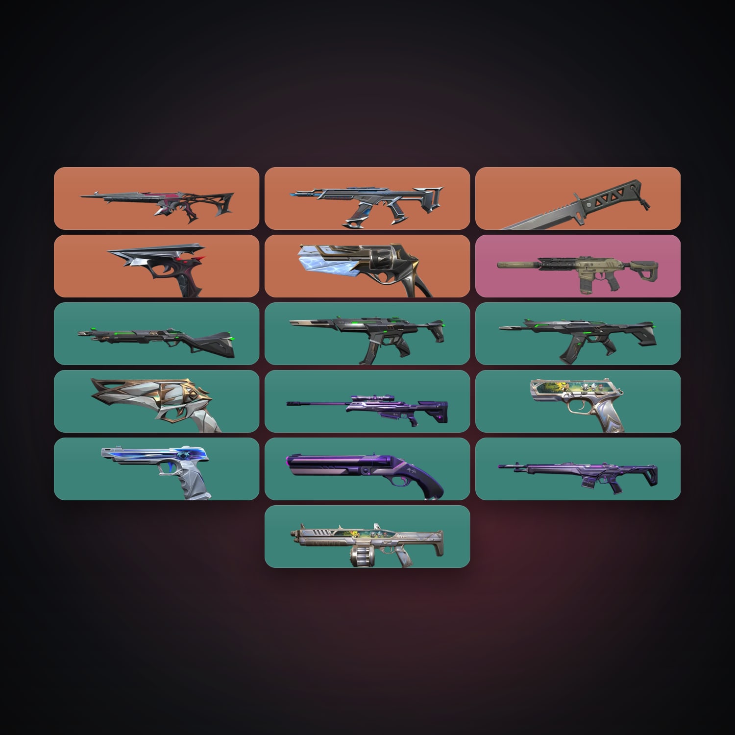 EU Diamond 1 locker — 1 knives, 17 skins, lvl 58 — HabibiAccounts