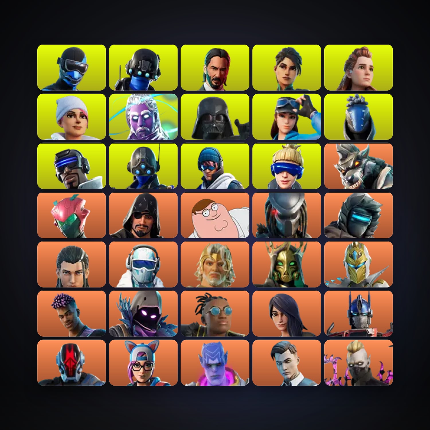 Fortnite | 531 Skins | 150 V-Bucks | Level 5076 | 890 Wins — HabibiAccounts