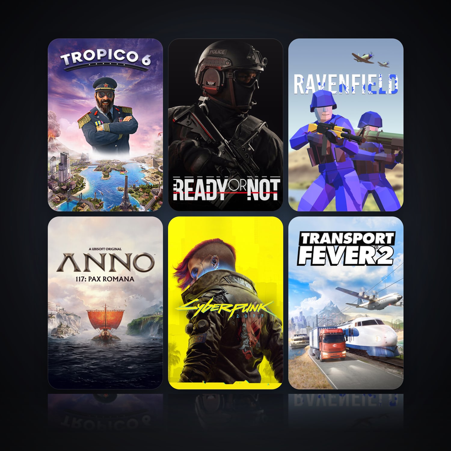 Tropico 6 & Ready or Not | 80 Games | Clean — HabibiAccounts
