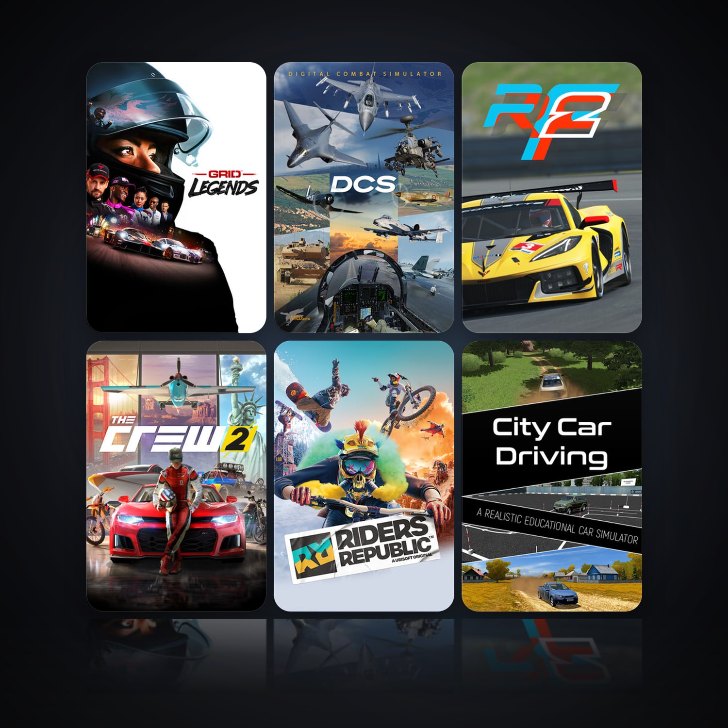 GRID Legends & DCS World Steam Edition | 14 Games | Clean — HabibiAccounts