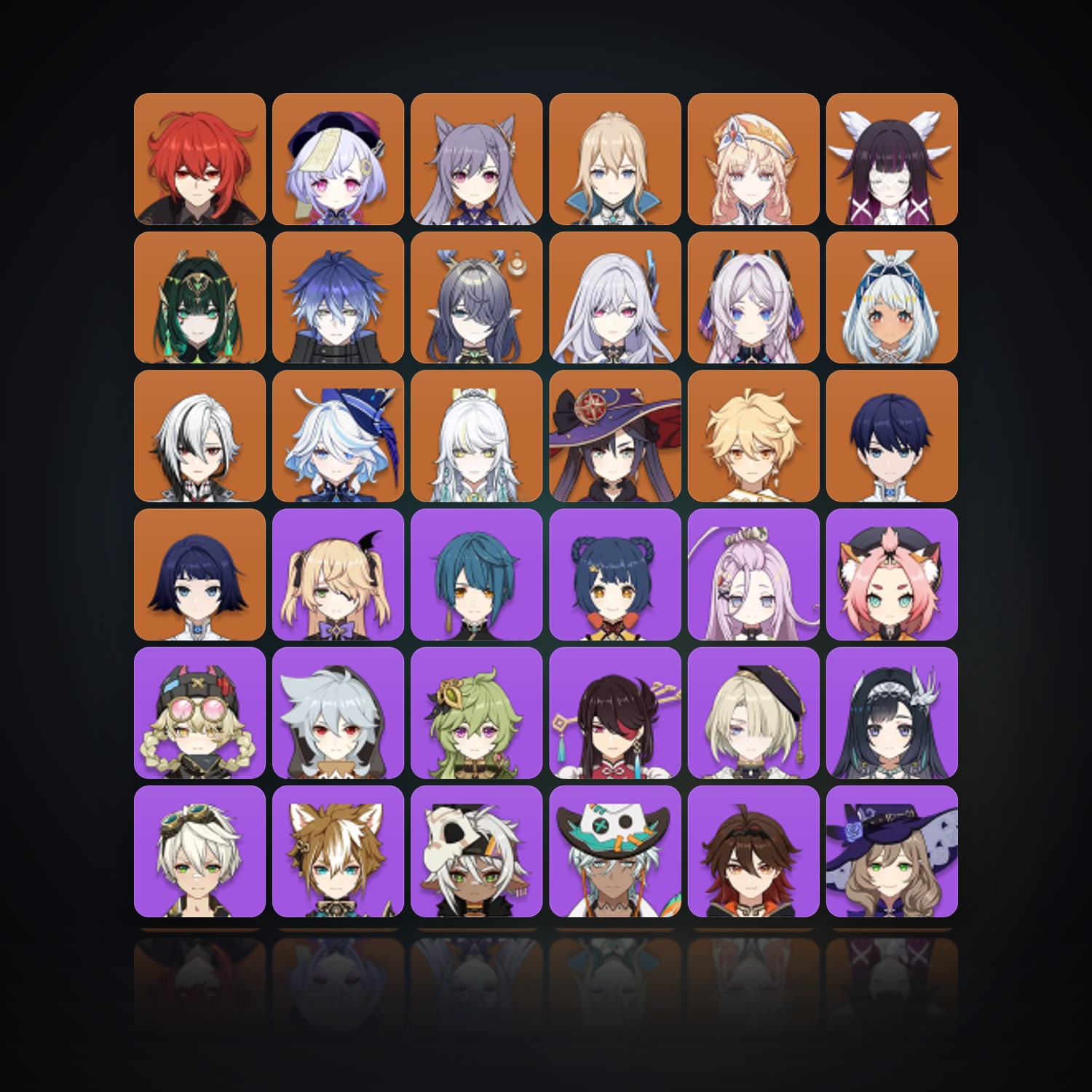 Genshin Impact | AR 59 | 63 Chars | 16× 5★ — HabibiAccounts